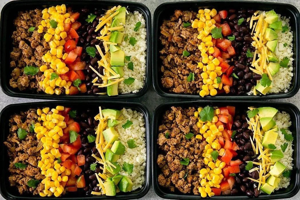 Turkey Taco Meal Prep Bowls
