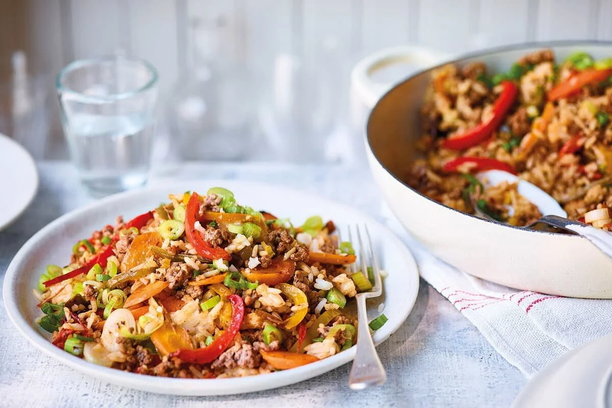Cajun Beef and Veg Rice