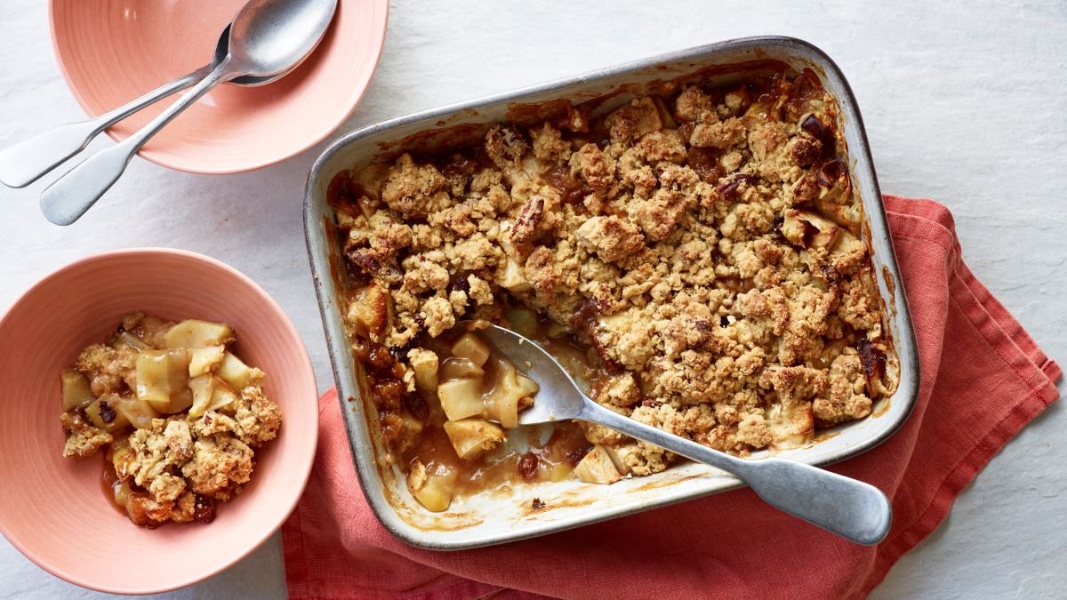 Low-Calorie Apple Crumble