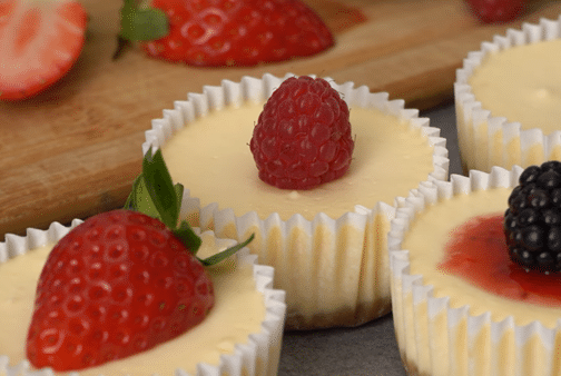 Greek Yoghurt Cheesecake Bites