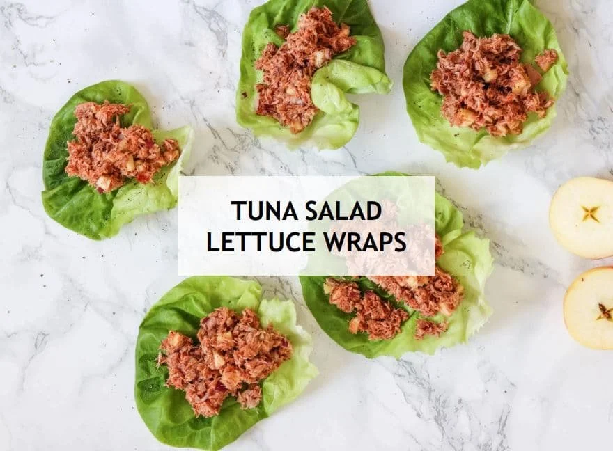 Tuna Salad Lettuce Wraps