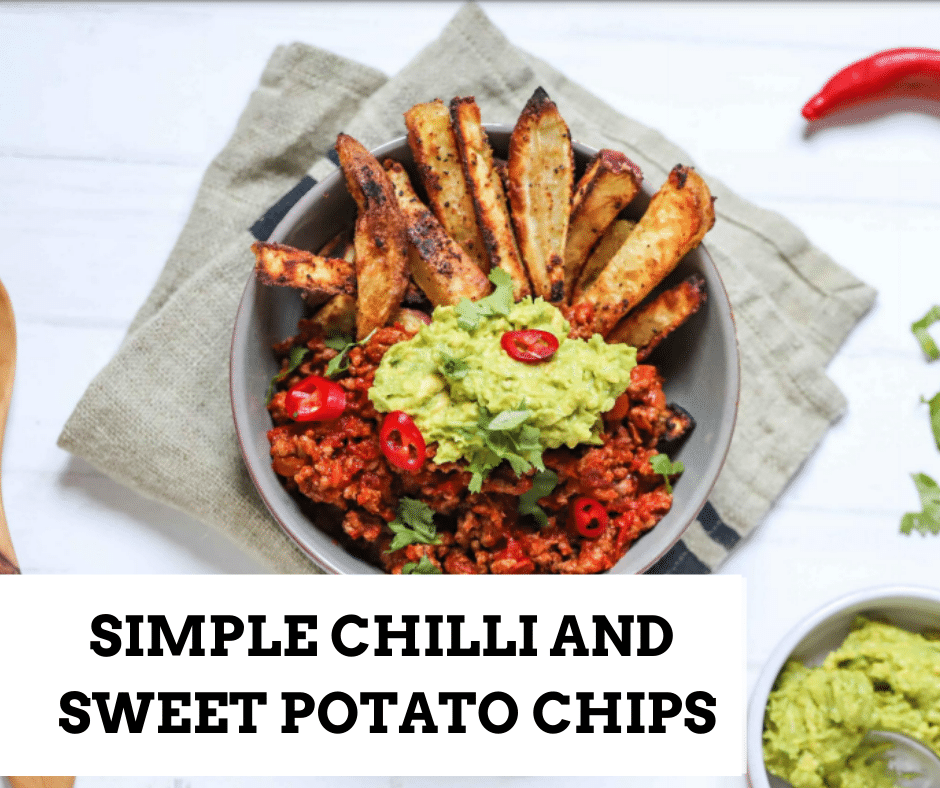 Simple Chilli and Sweet Potato Chips