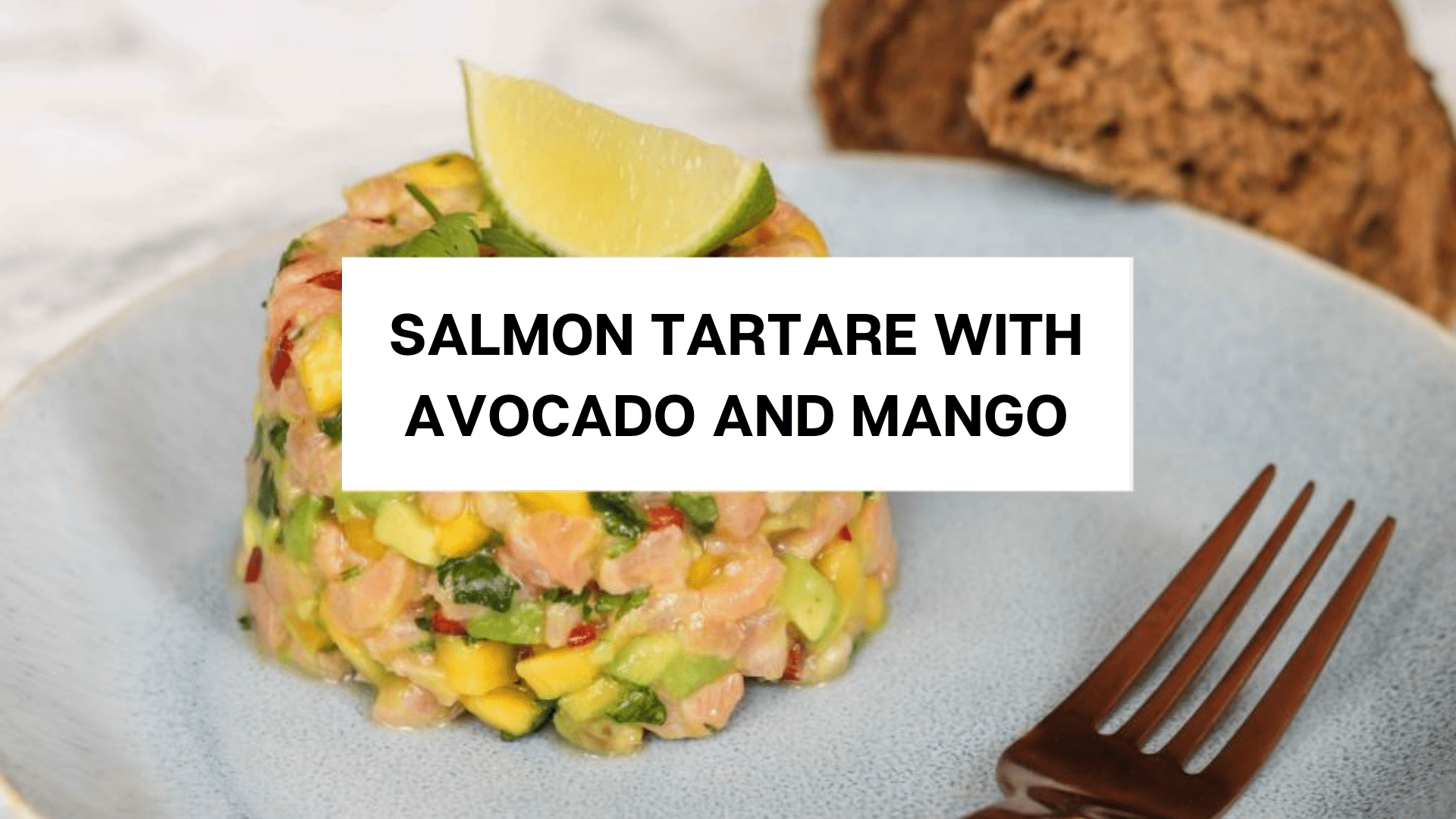Salmon Tartare with Avocado and Mango