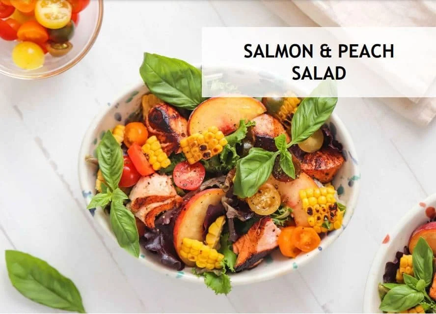 Salmon & Peach Salad