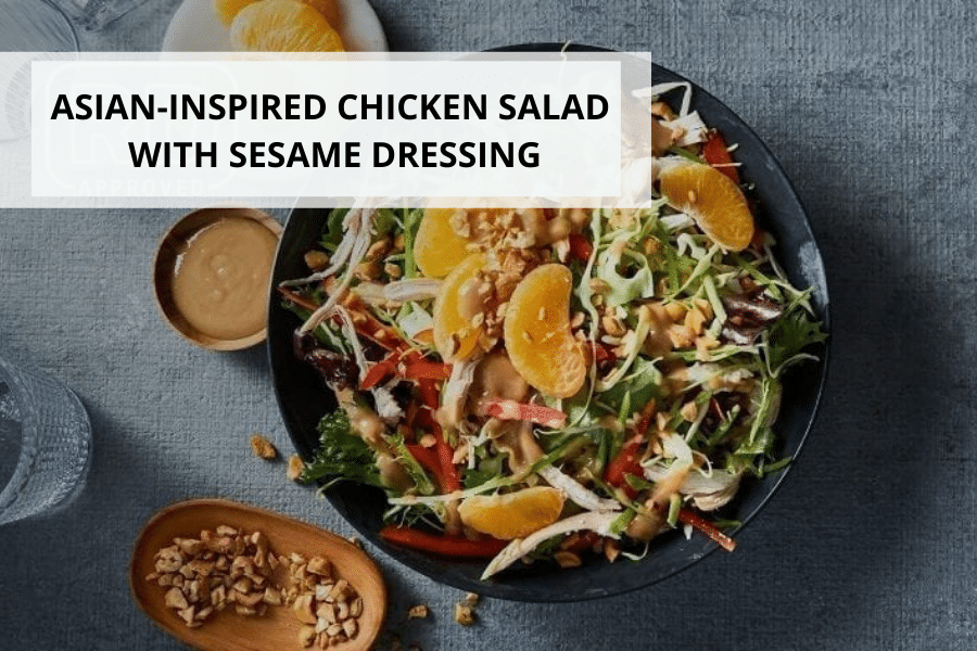 Asian-Inspired Chicken Salad with Sesame Dressing