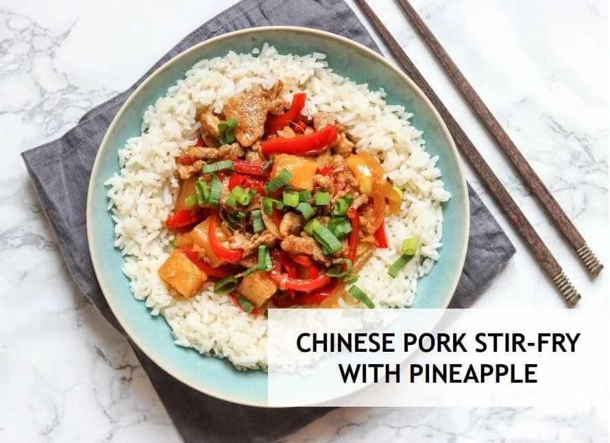 Chinese Pork Stir-Fry with Pineapple