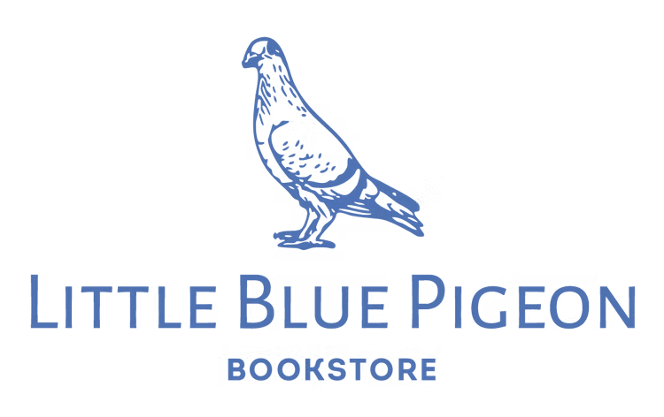 Image of the logo for Little Blue Pigeon Bookstore in Denver Colorado