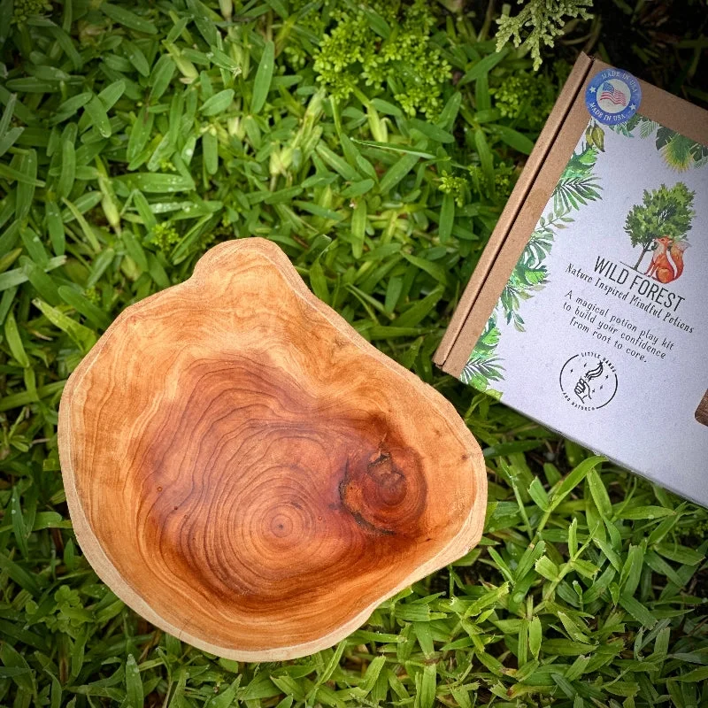 Little Hands and Nature Forest Wooden Bowl 1.webp