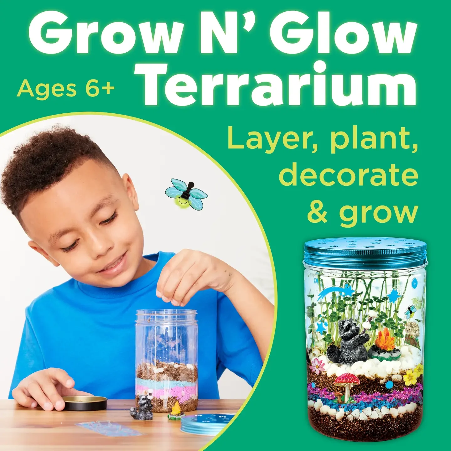Grow N' Glow Terrarium Diy Craft Kit For Kids2.webp