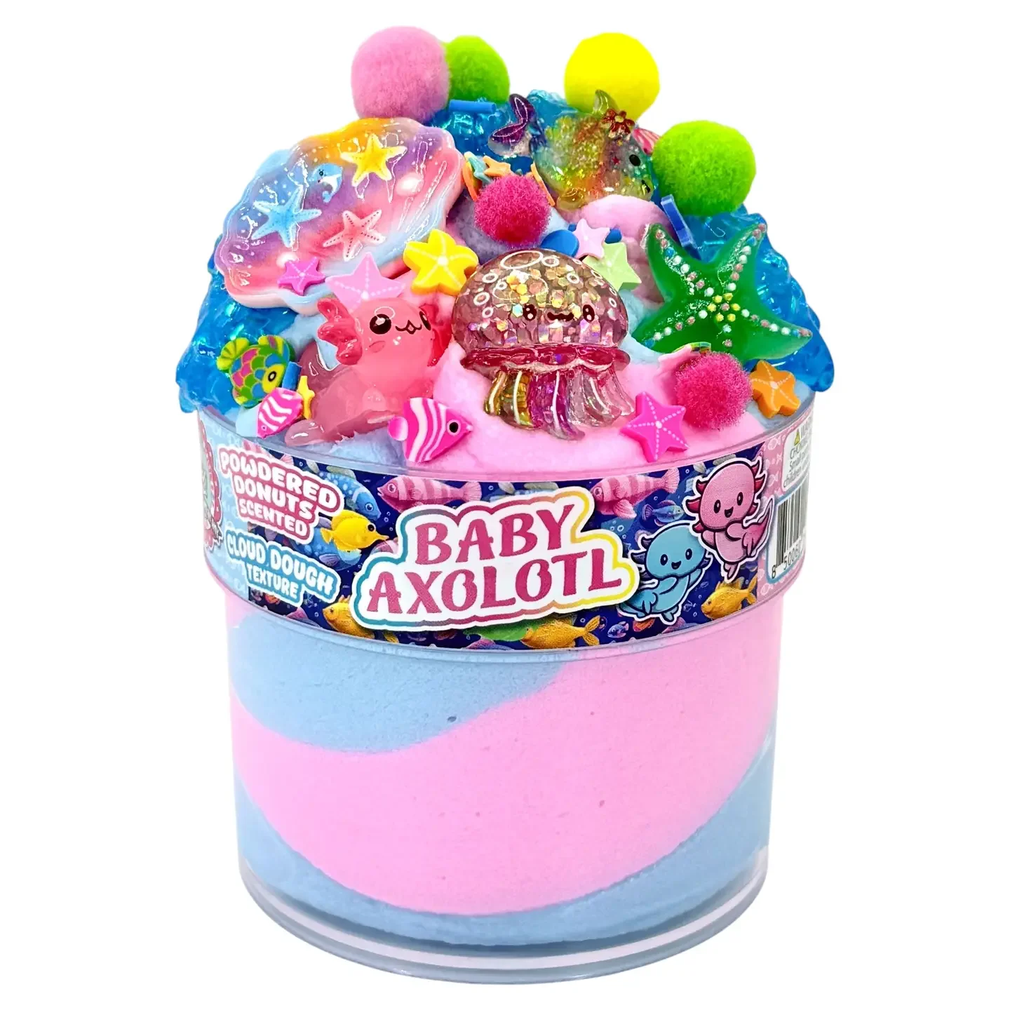 Baby Axolotl Cloud Dough Slime