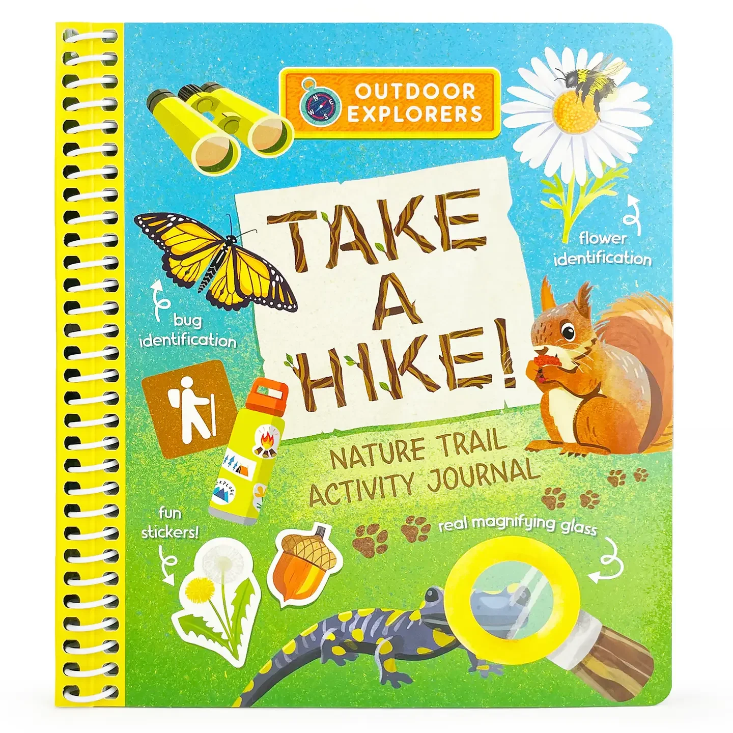 Outdoor Explorers Take A Hike Nature Trail Activity Book-Spiral Bound