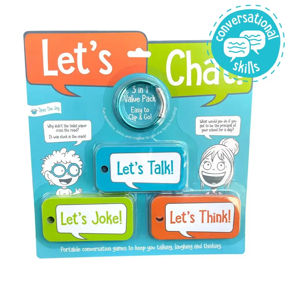 Open The Joy-Let's Chat Portable Conversation Starter Cards