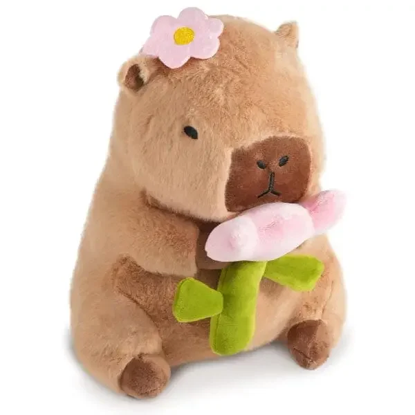 Capybara Flower Plush Toy.webp