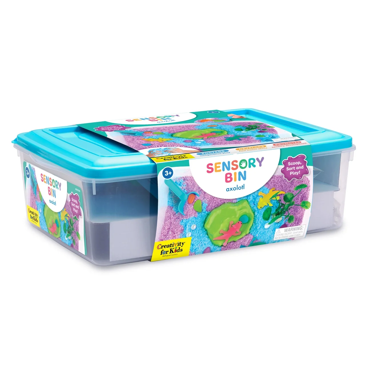 Creativity For Kids Axolotl Sensory Exploration Bin