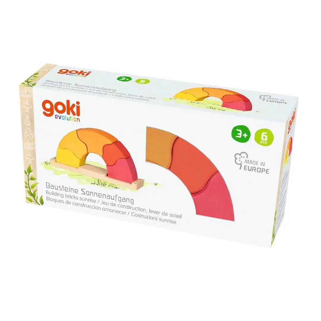 Goki America Sunrise Stacking Puzzle
