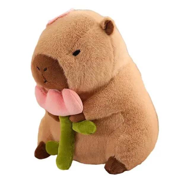 Capybara Flower Plush Toy2.webp
