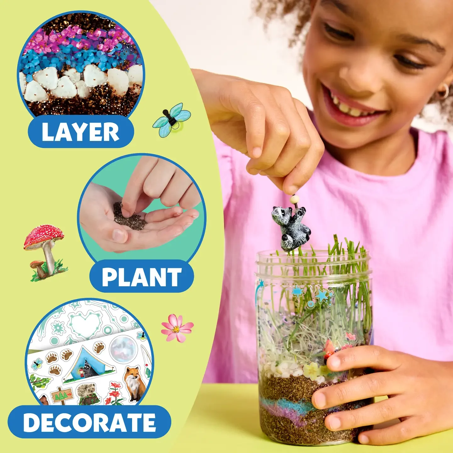 Grow N' Glow Terrarium Diy Craft Kit For Kids4.webp