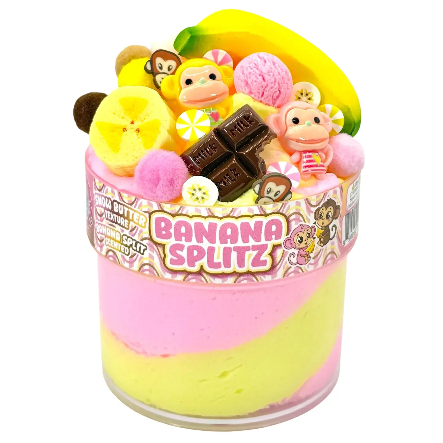 Banana Splitz Scented Butter Slime