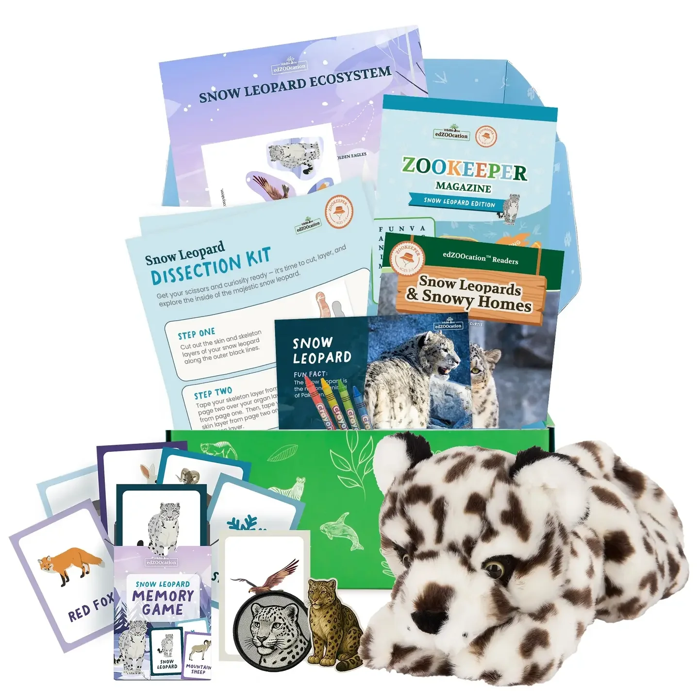 Wildlife Tree Snow Leopard Zookeeper Box 2 Ages 3-5.webp