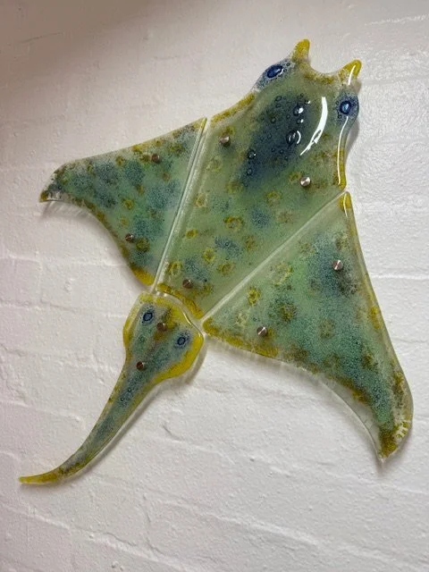 Set of 3 Manta Rays 1 large and 2 Medium Manta rays