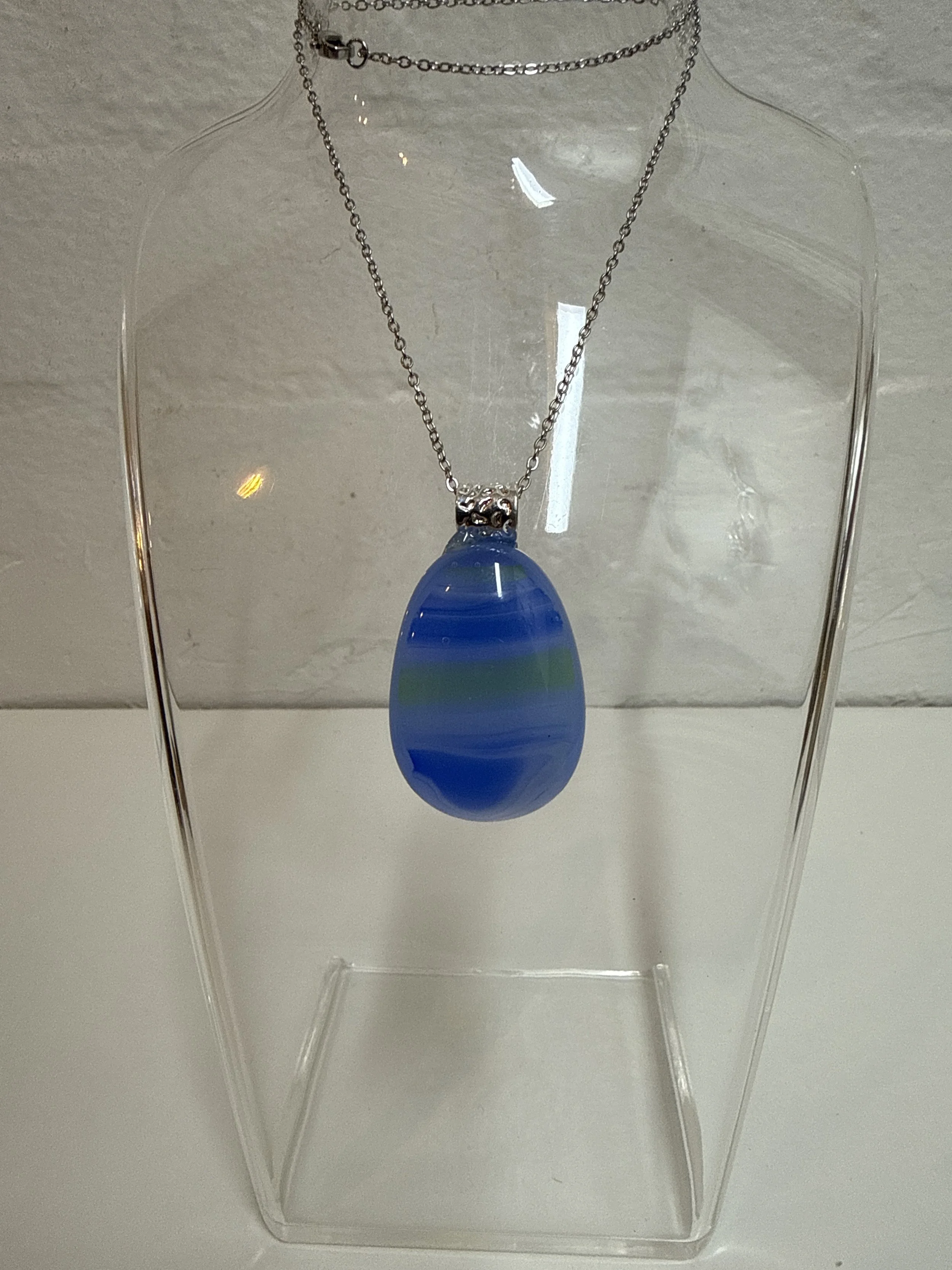 Artisan Pendant blue striped