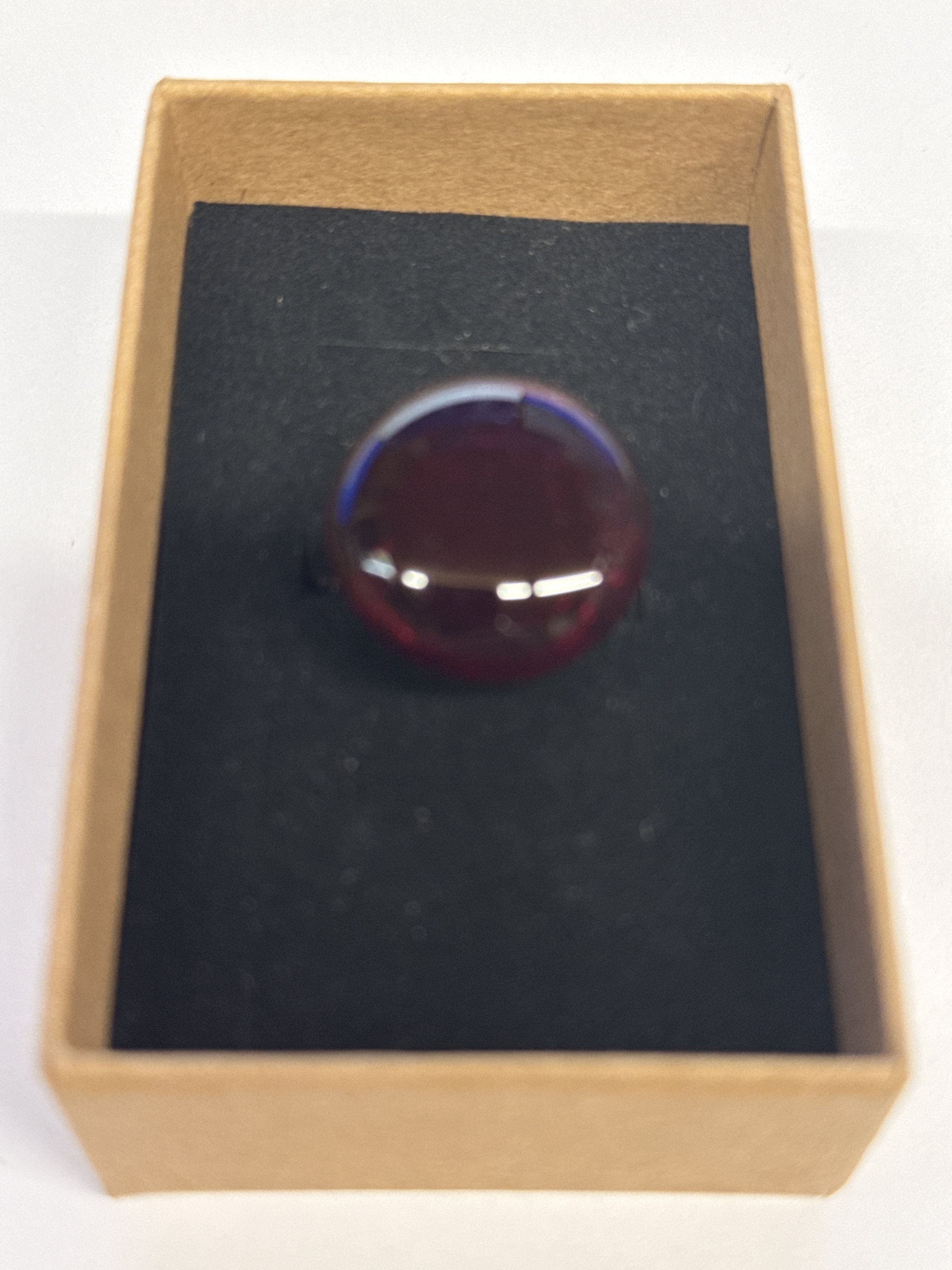 Round shape Ruby Red