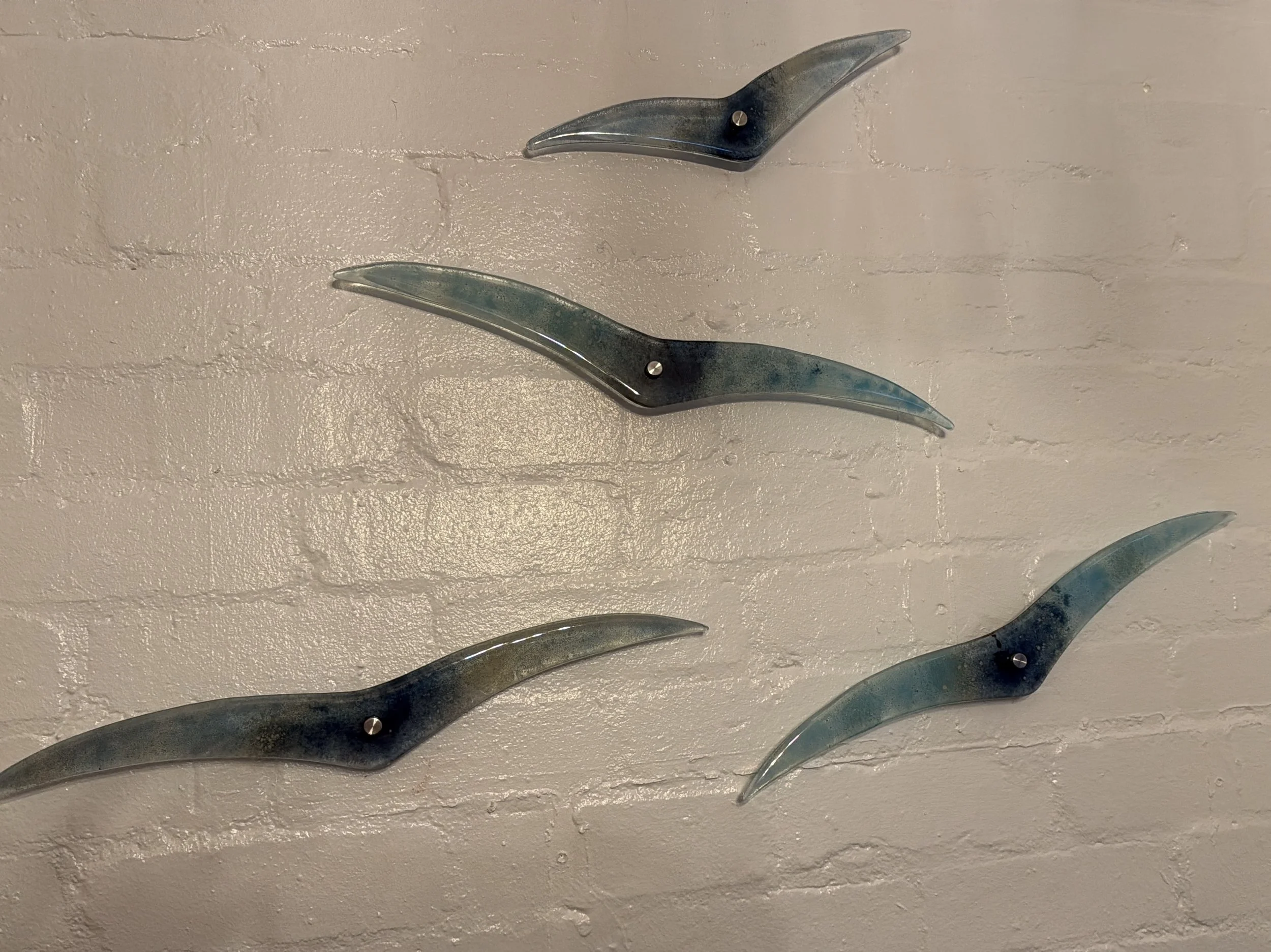 Seagulls Aquamarine   set 8