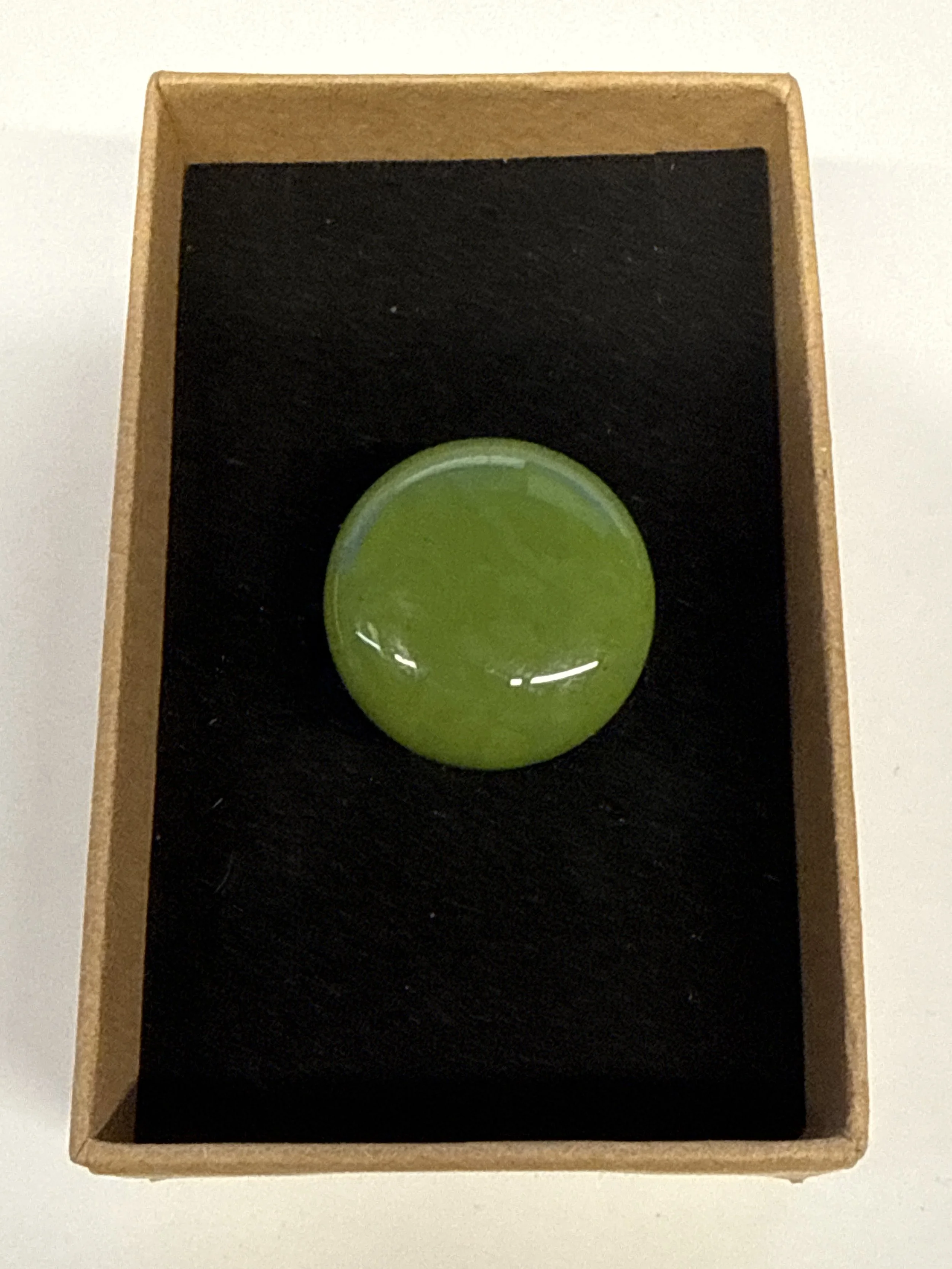 Round shape olive green