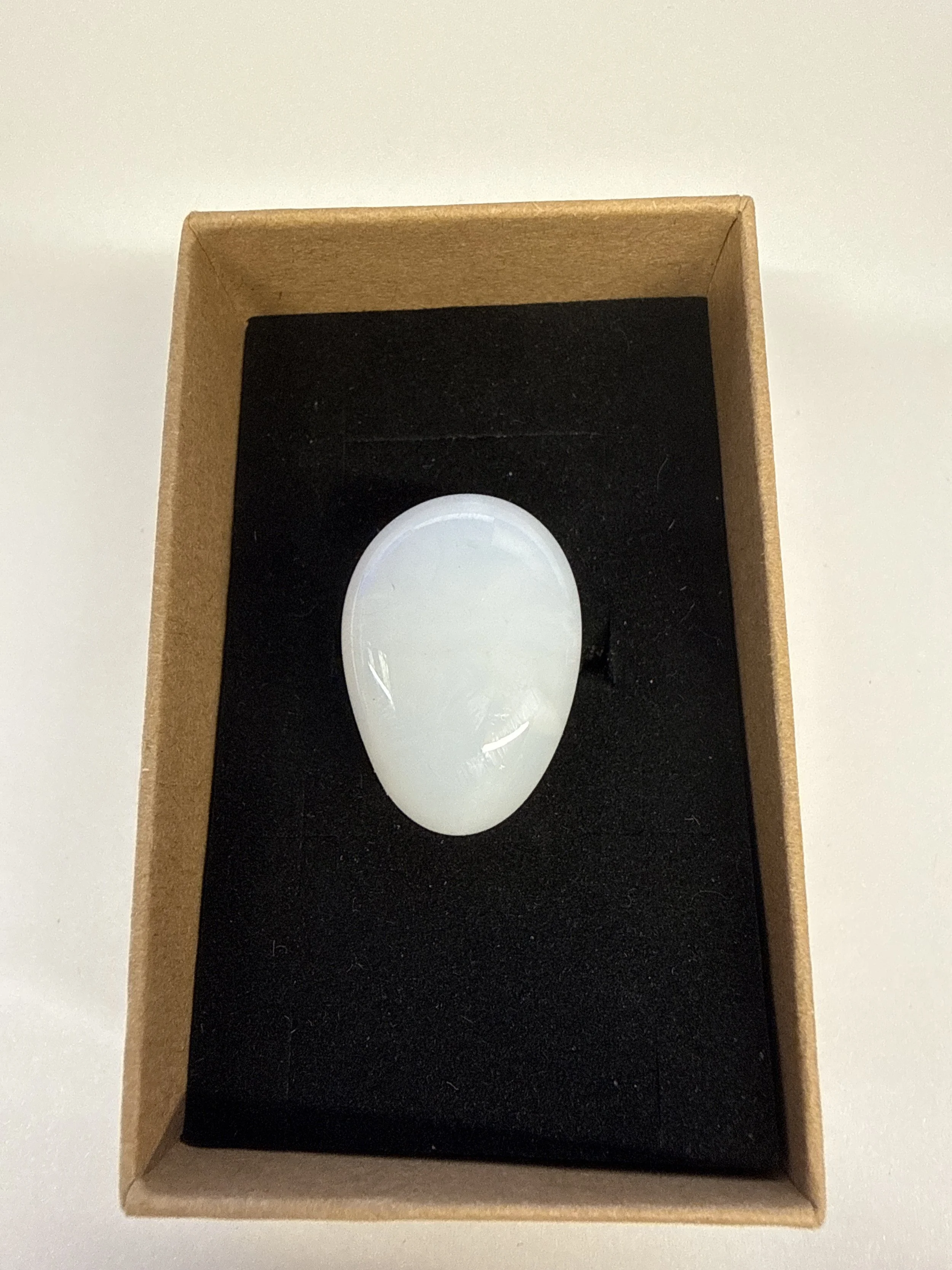 Teardrop shape white