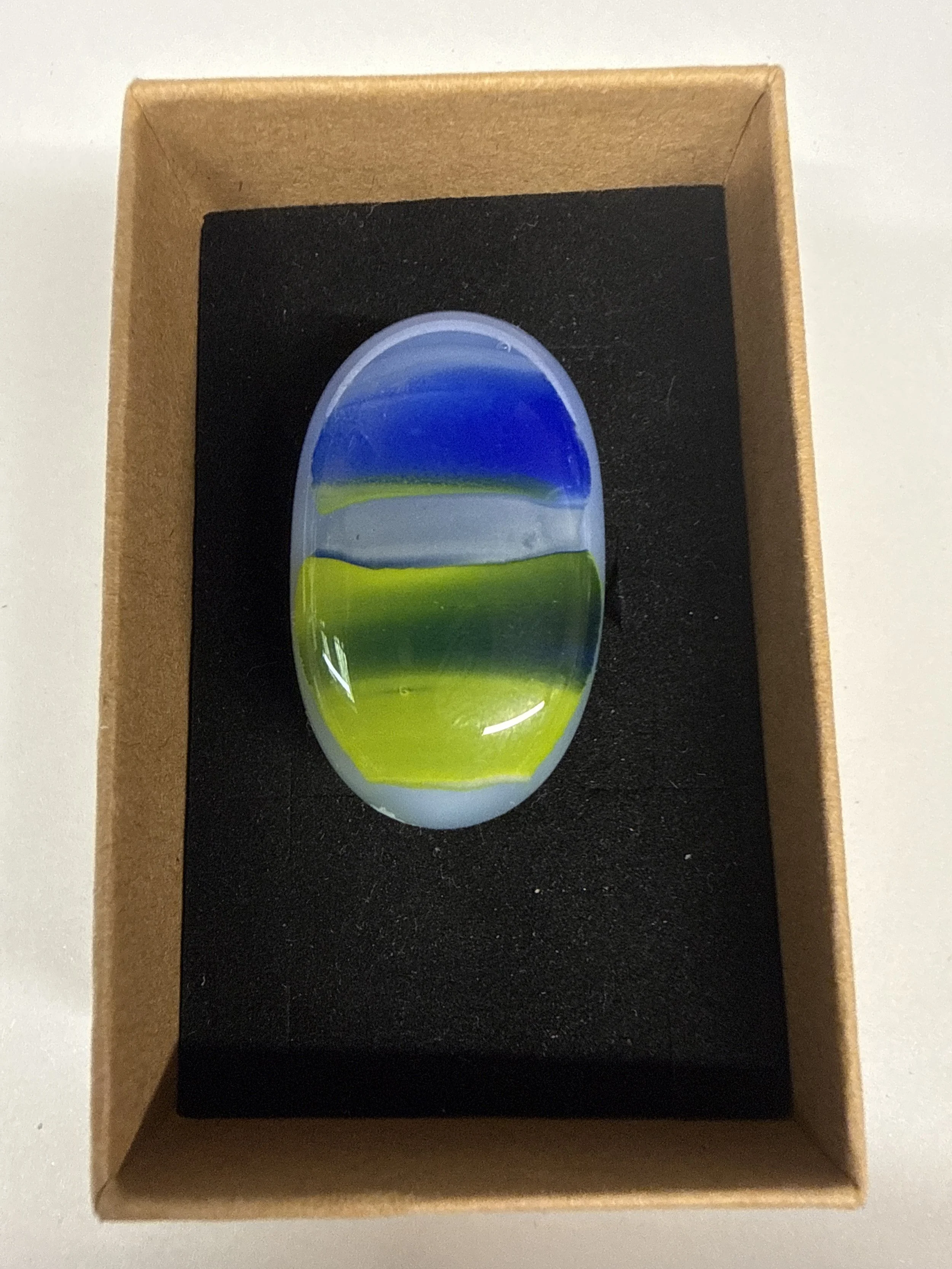 Oval shape Ring Blur with Stripes