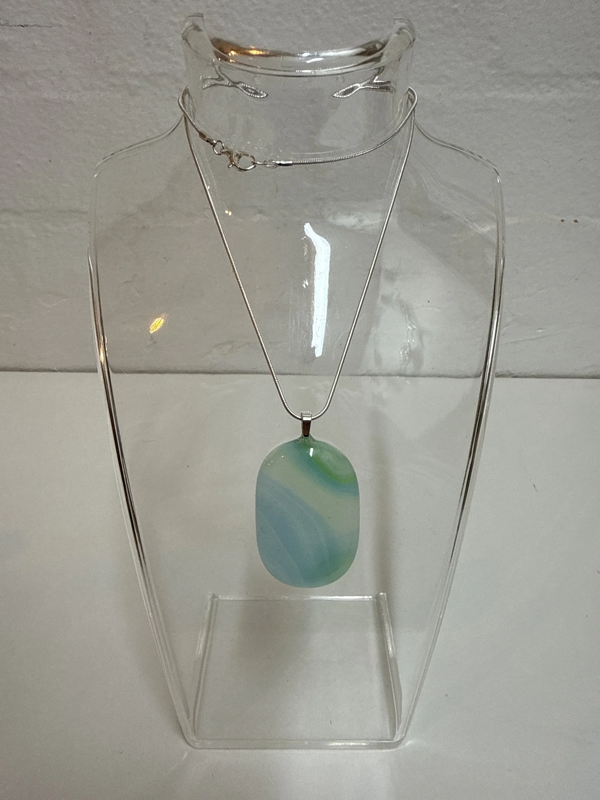 Artisan Pendant Blue White Yellow hue