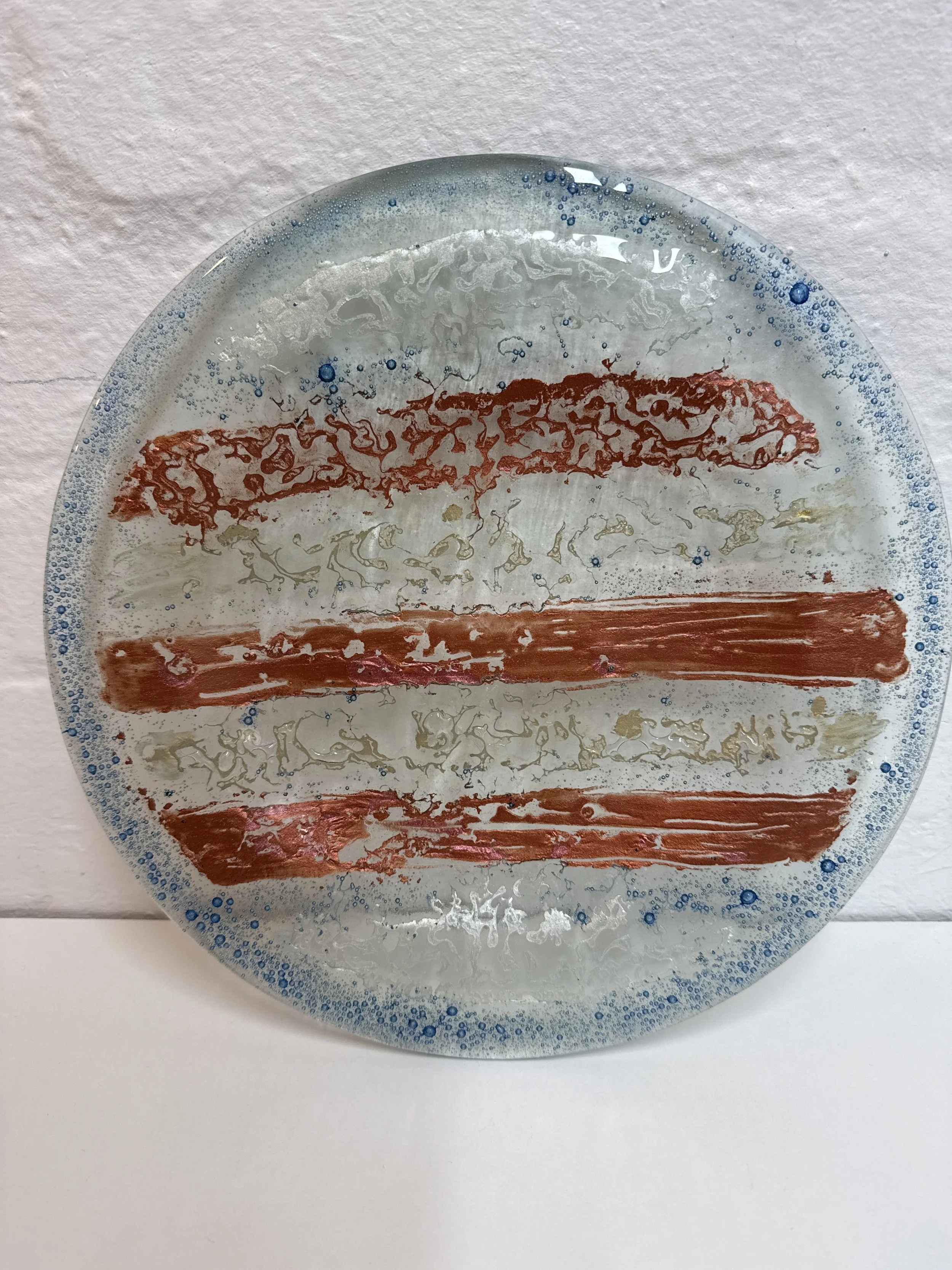 Artisan copper gold silver plate