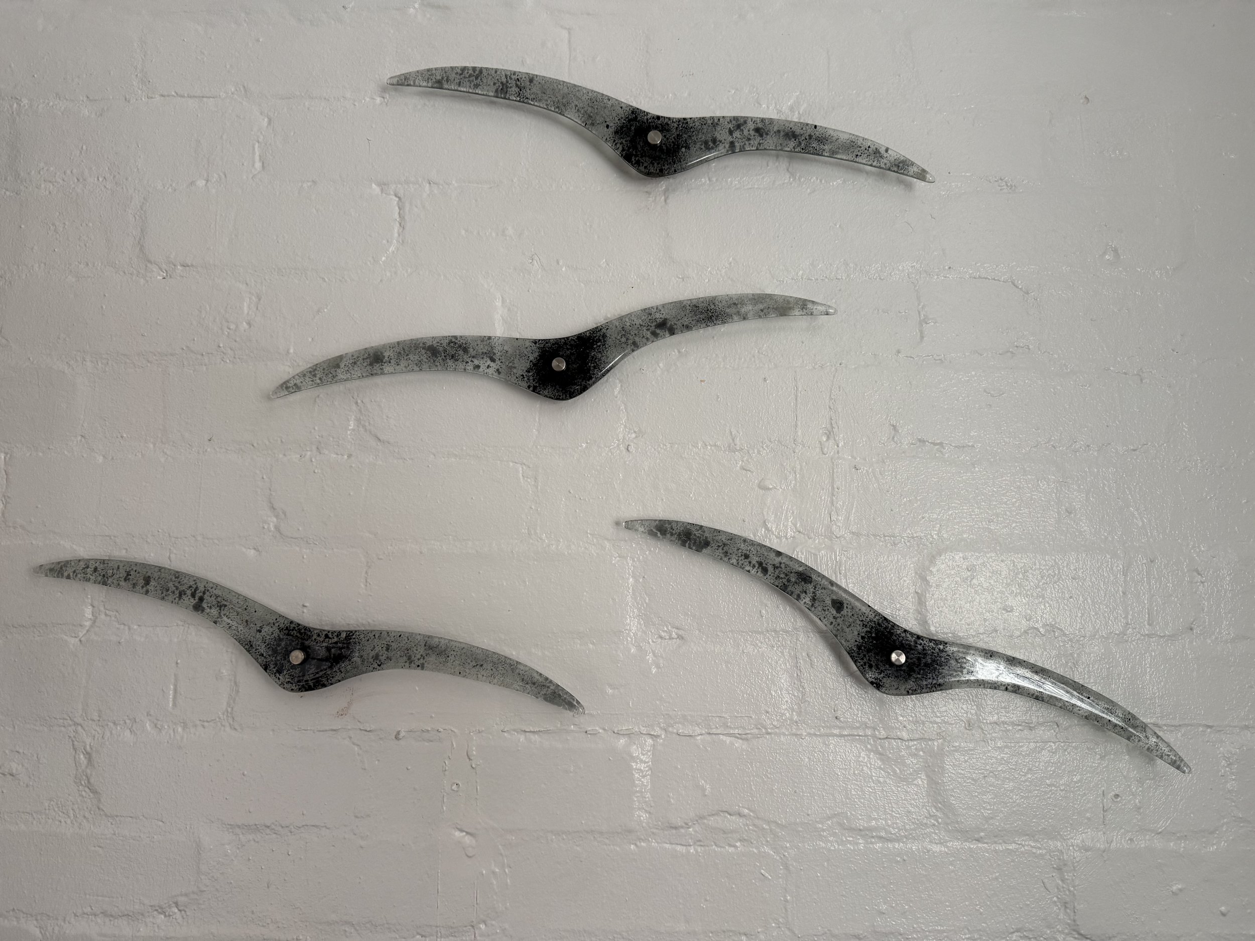 Seagulls Grey set 4