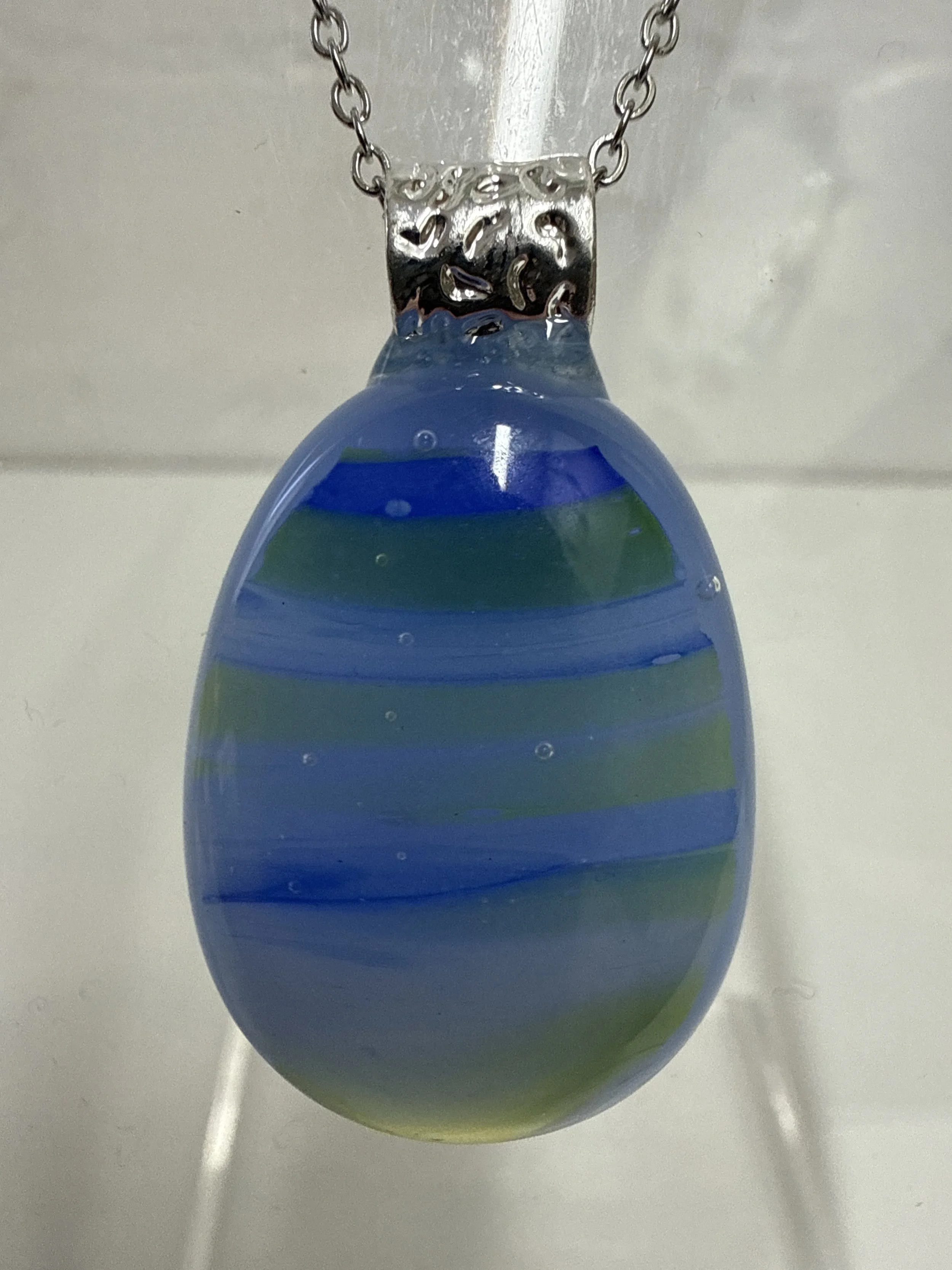 Artisan Pendant blue with stripes