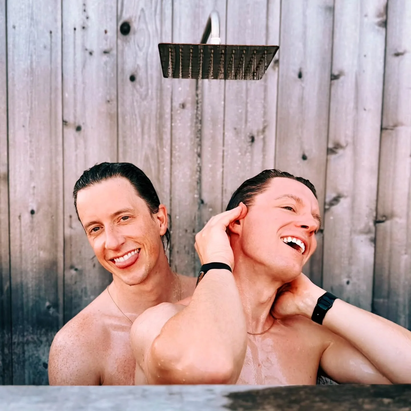 Outdoor shower season