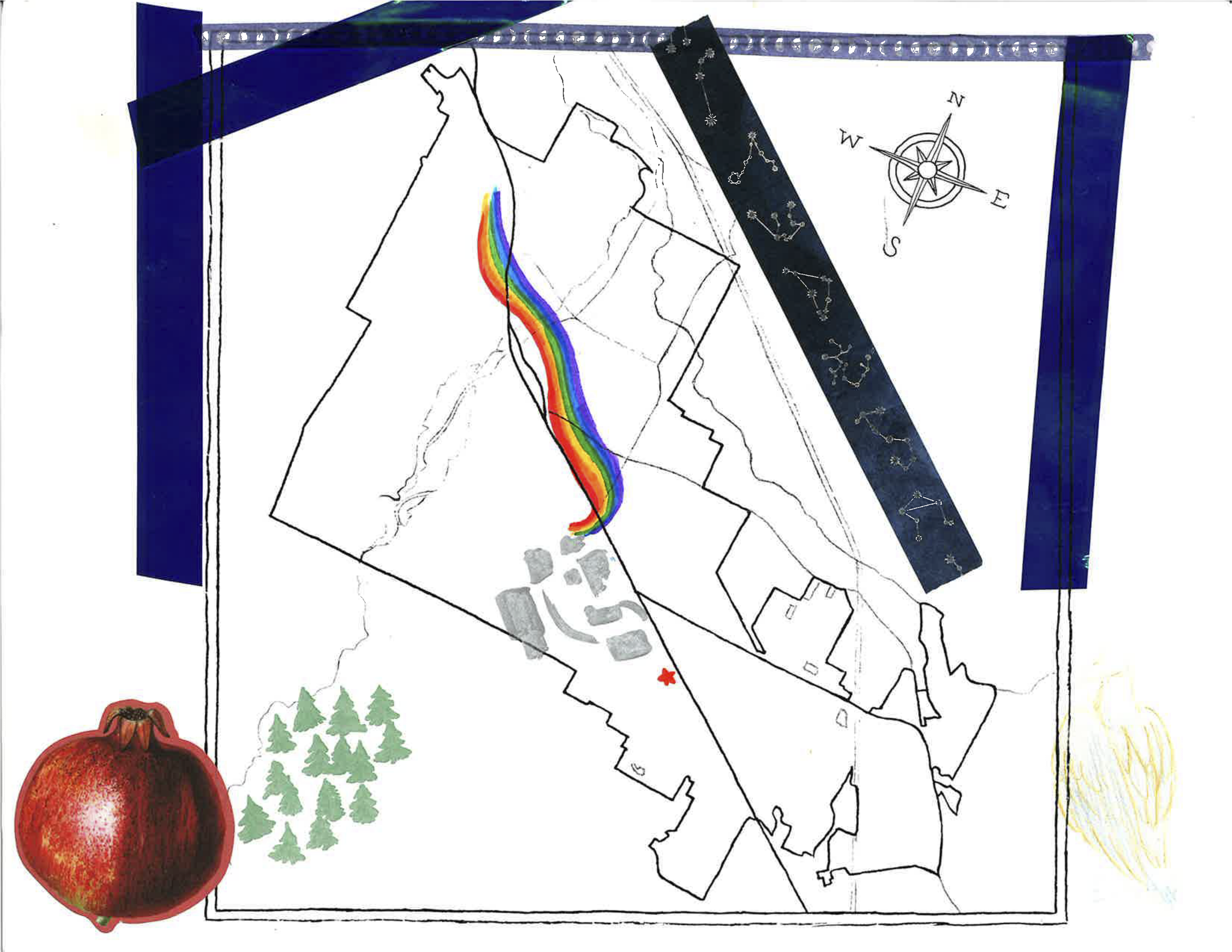 My name is Blaine Forest, and I am queer transgender economics major at Southern Oregon University. I made my map of Ashland with my peers in the Community Resilience and Leadership course at SOU. Living in mostly red states throughout my childhood i