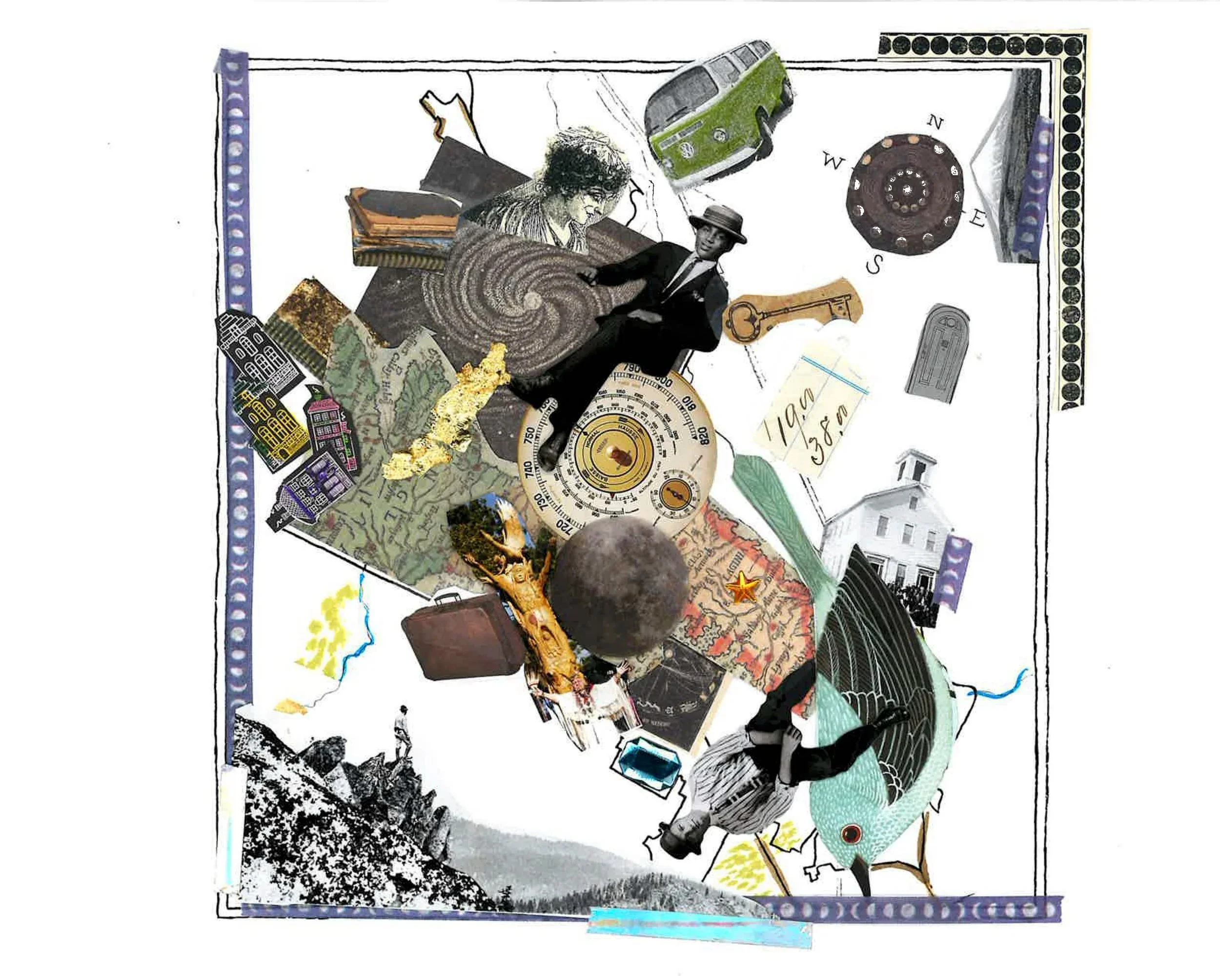 "Portal" by Fawn, 52

Young woman. Geographies. Cities. Roads. The places I loved—Ashland, Petaluma, San Francisco, Seattle, Missoula—eventually became places I lived, or lived near. As if loving a place long enough pulls you into its gravity.
Return