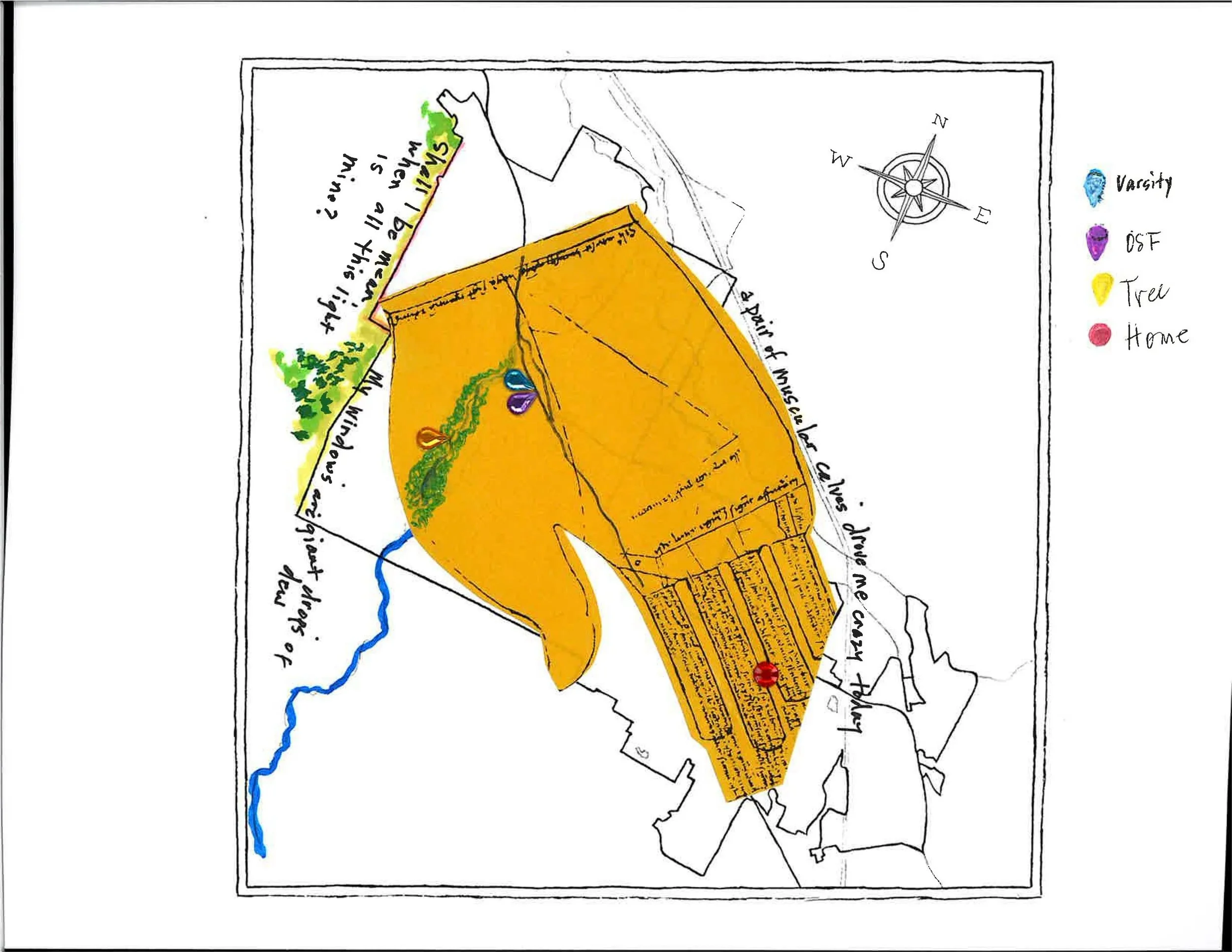 Work in Progress: Fawn, 52
Sister Corita's hand looks like ashland. Words, words, words!