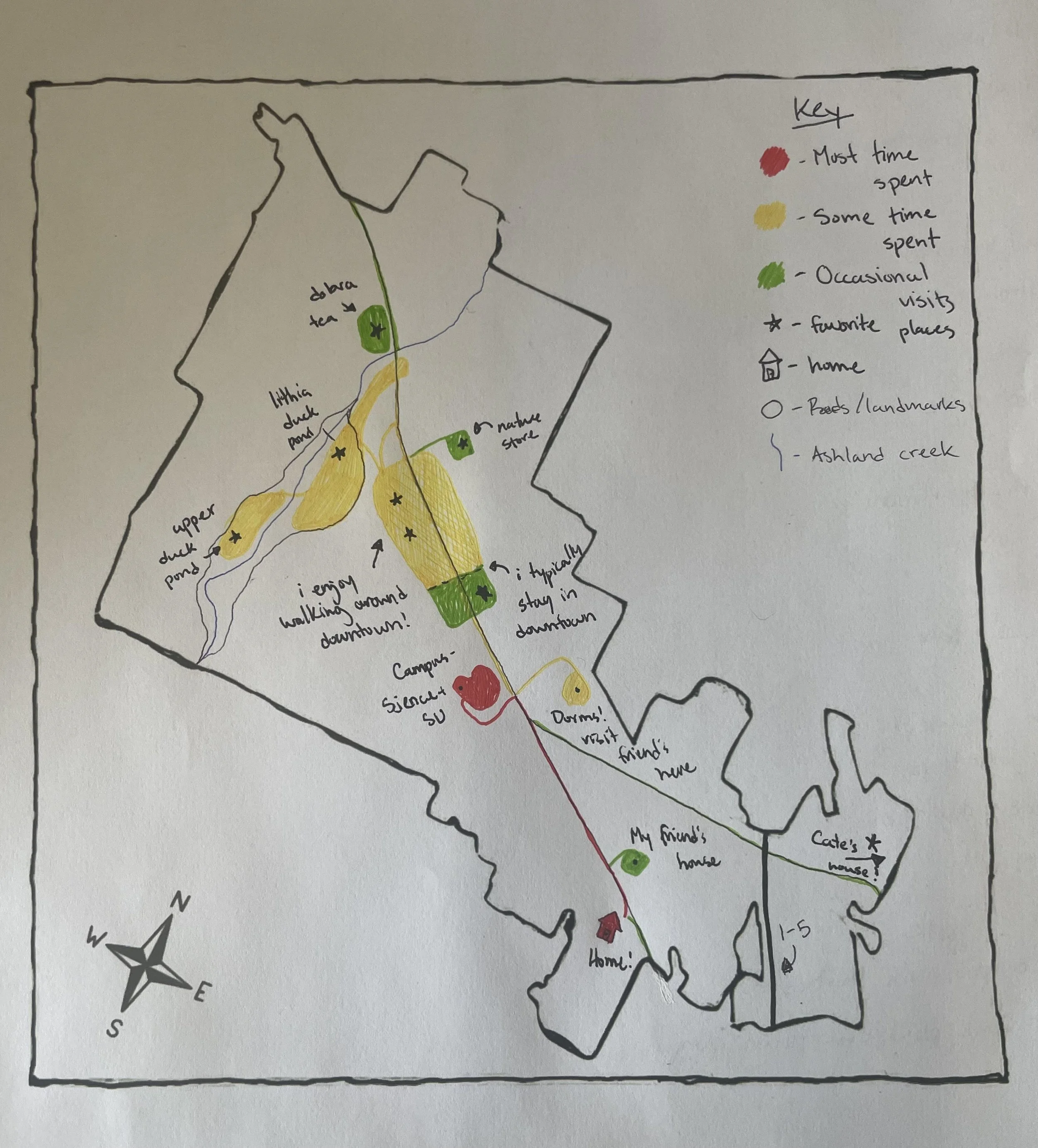 Tommie Owen, 1st Map in Dr. Werner’s SOU class