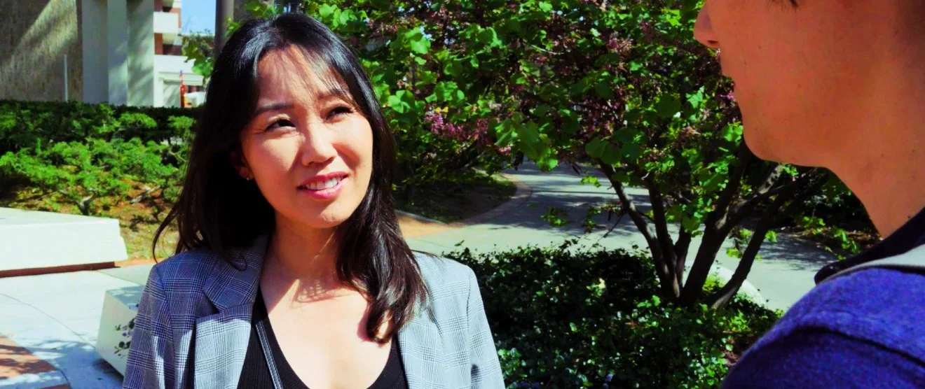 Stella Kim, LA Actor in a dramatic still 