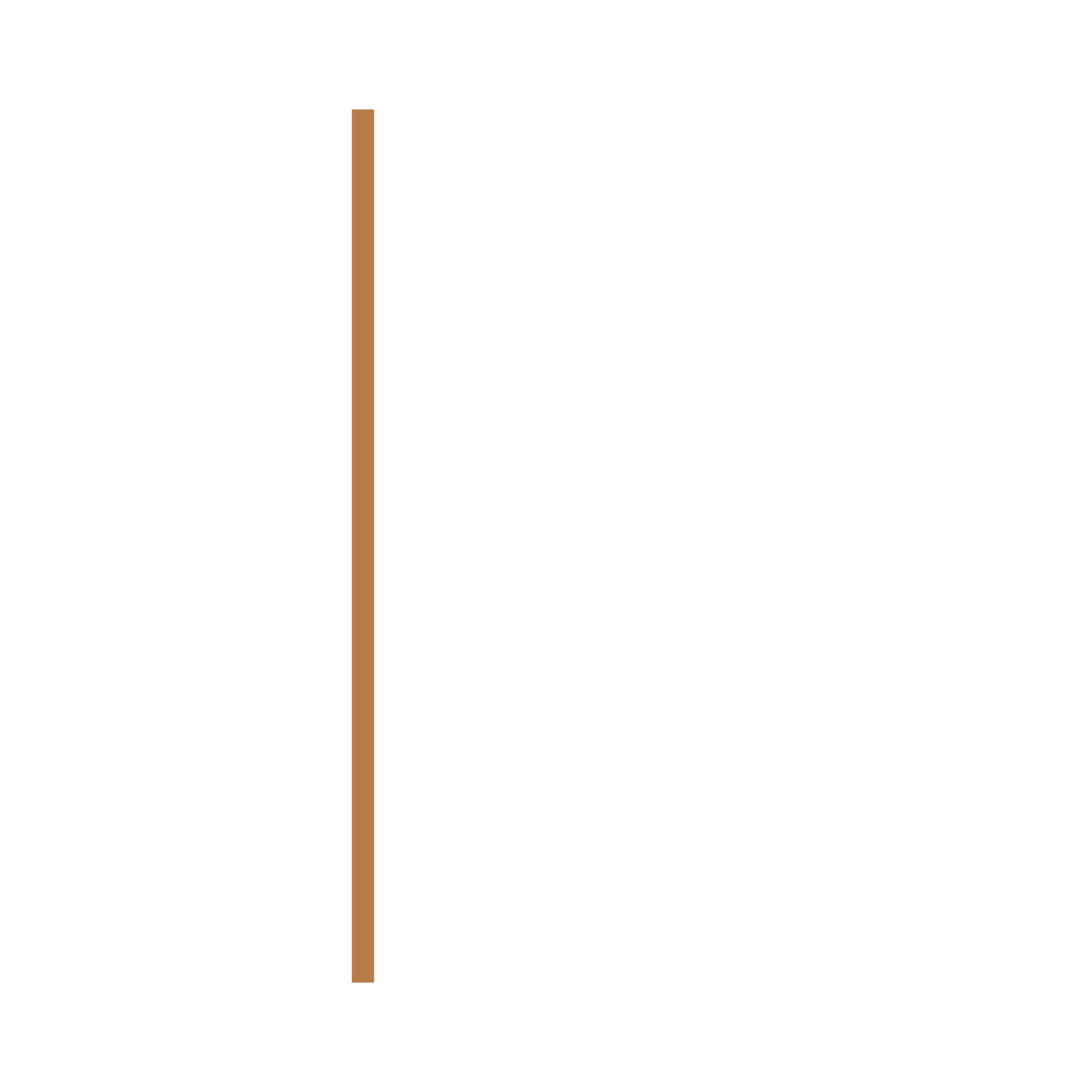 Black background with white flag on a brown pole, waving.