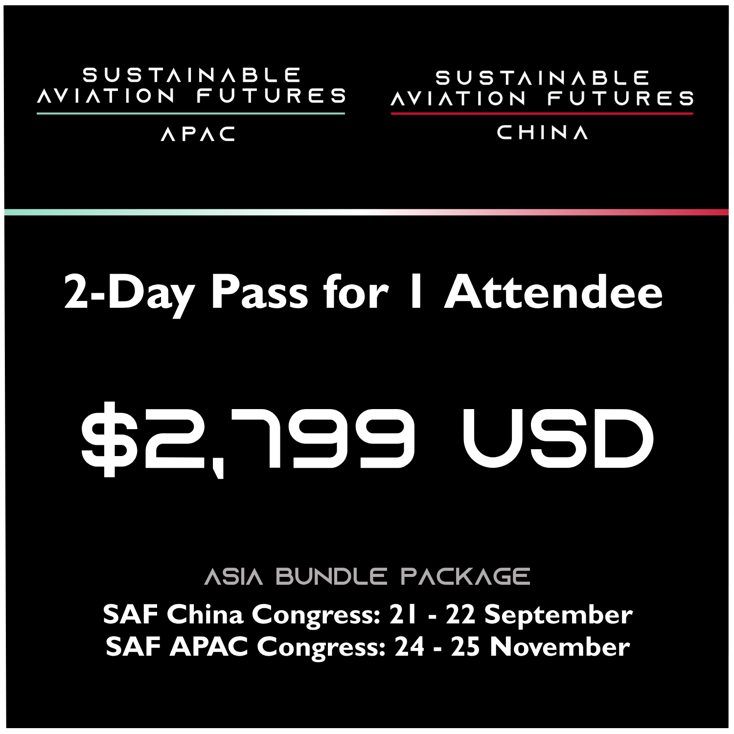 Individual 2-Day Pass (Asia Bundle)