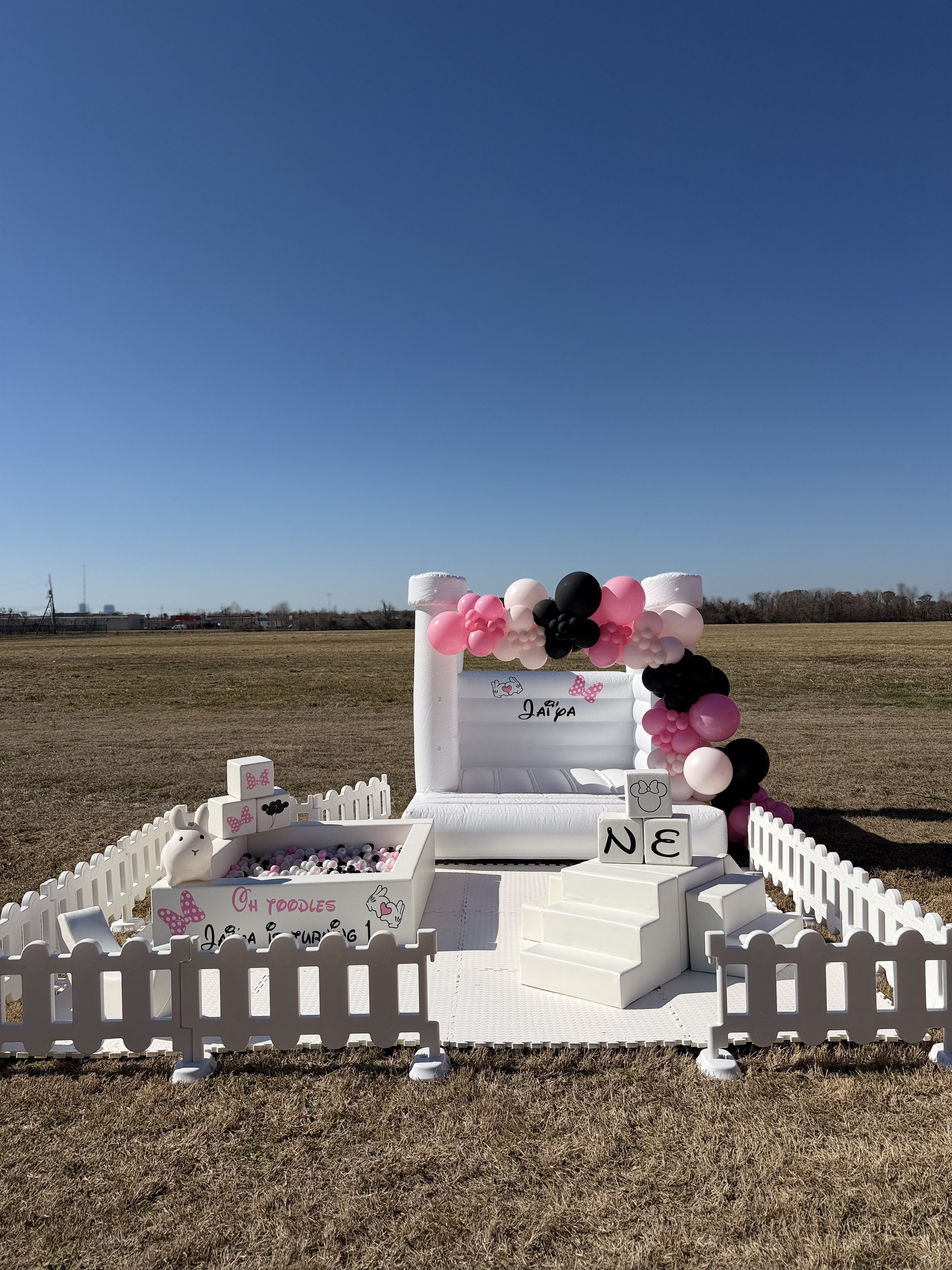 Custom Soft Play Rental with Bounce House Option