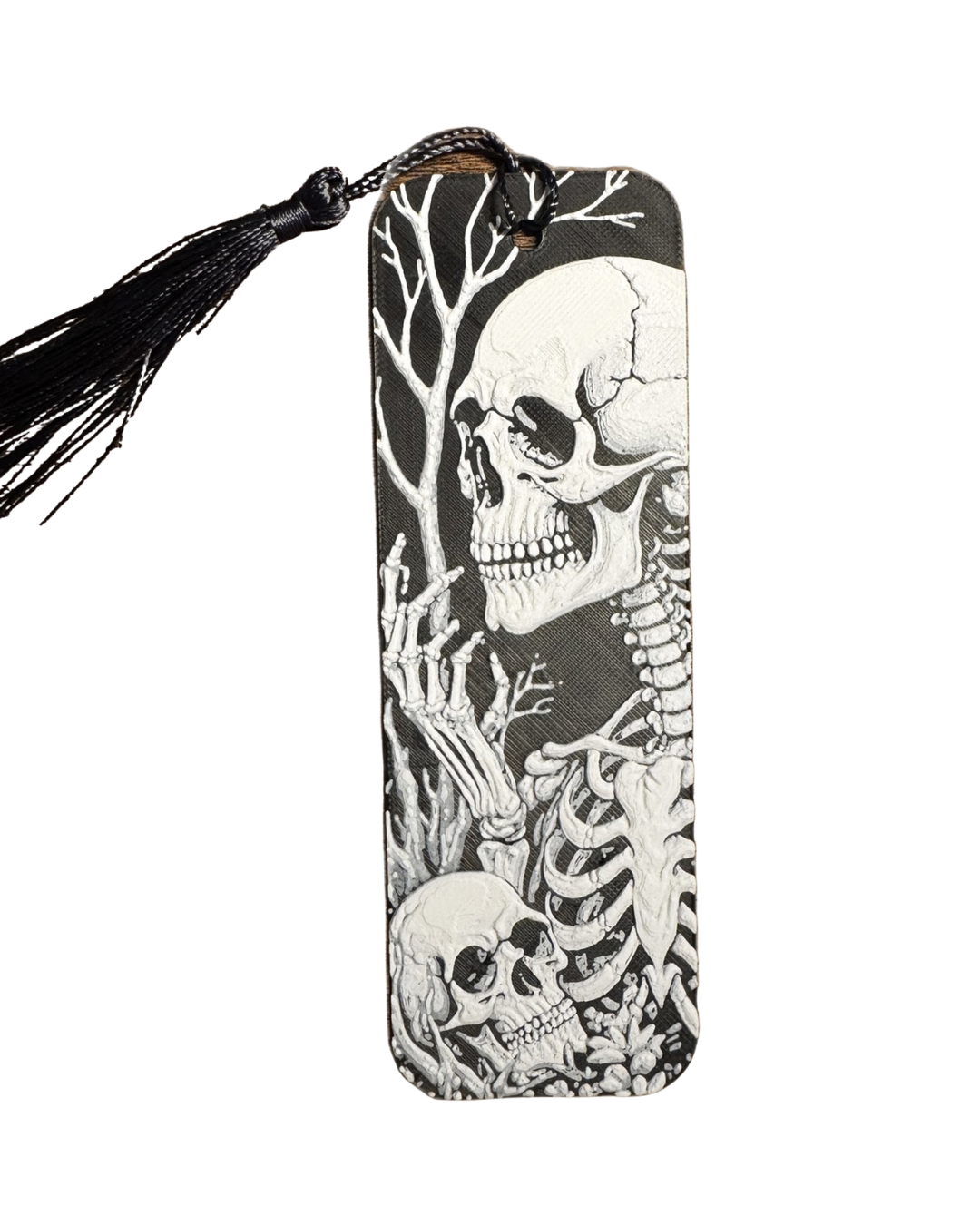 Two Skulls - 3D Printed Bookmark