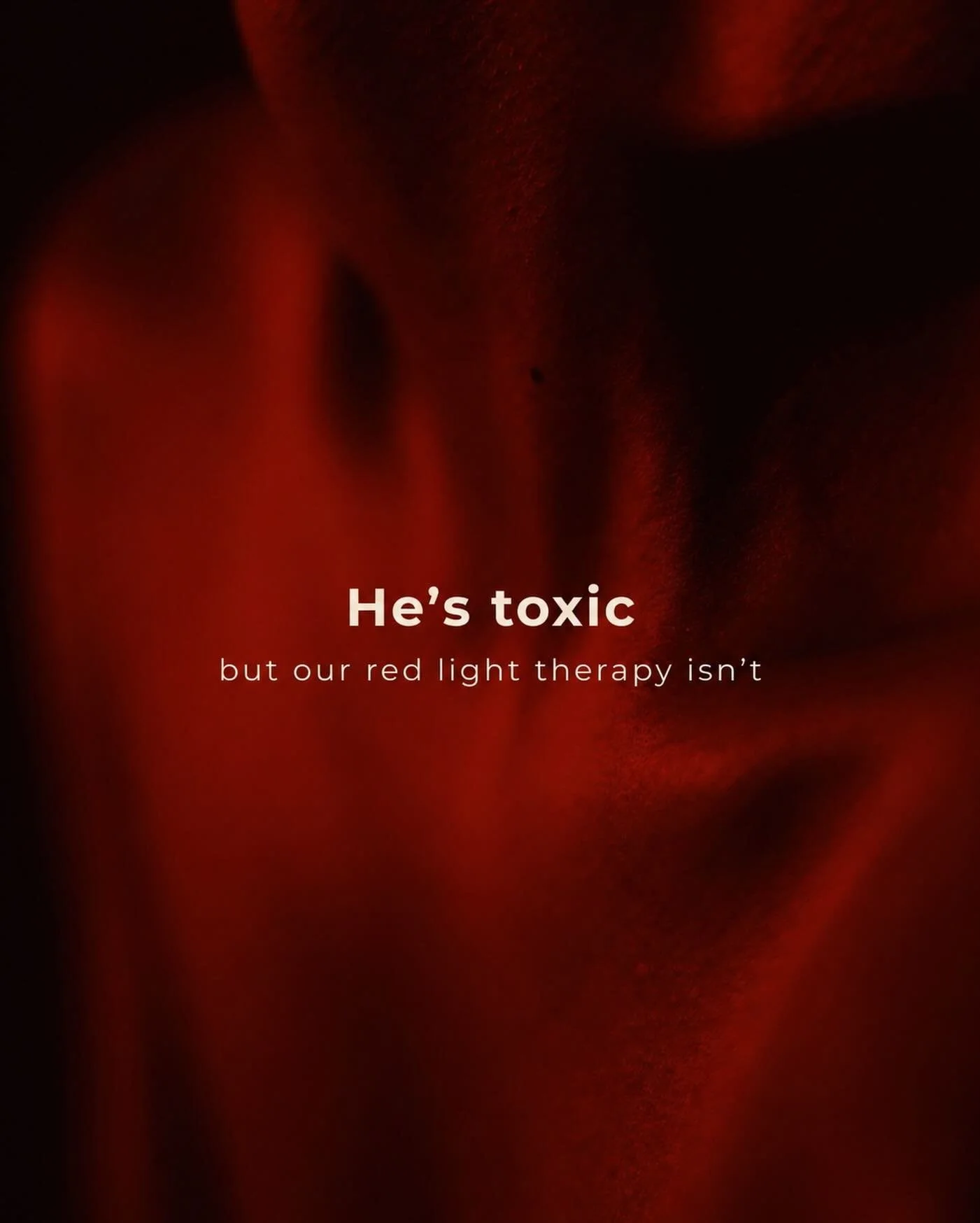 He&rsquo;s a red flag. We prefer red light. 🚩✨#dumphim #hotgirlsummer #redlighttherapy