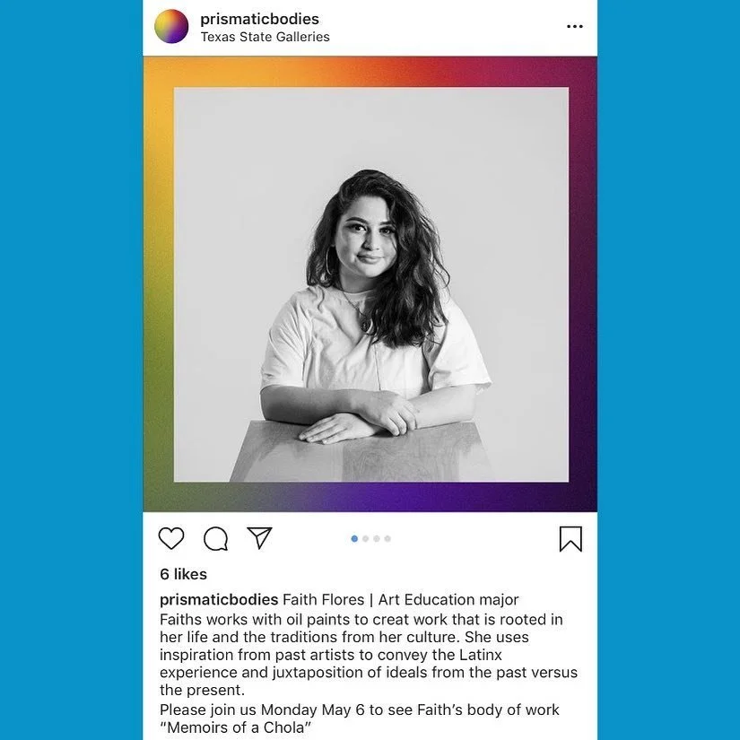 ayo come out and support your local latina!!! May 6th, 5pm @txstgalleries