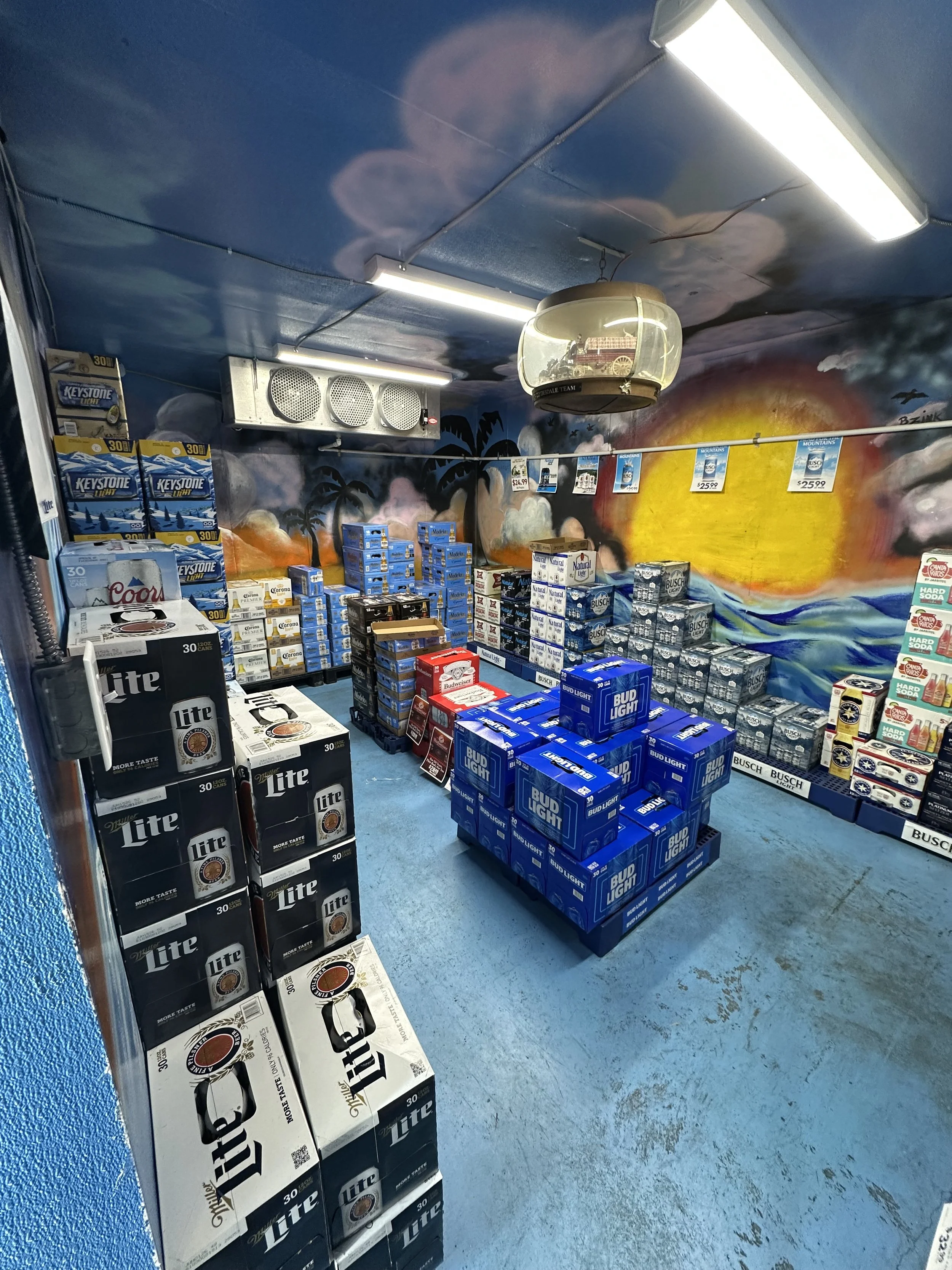 Meet at the beer cave? There's a ton of options.