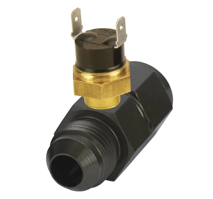 DERALE In Line Fan Control 180° Thermostat, -8AN