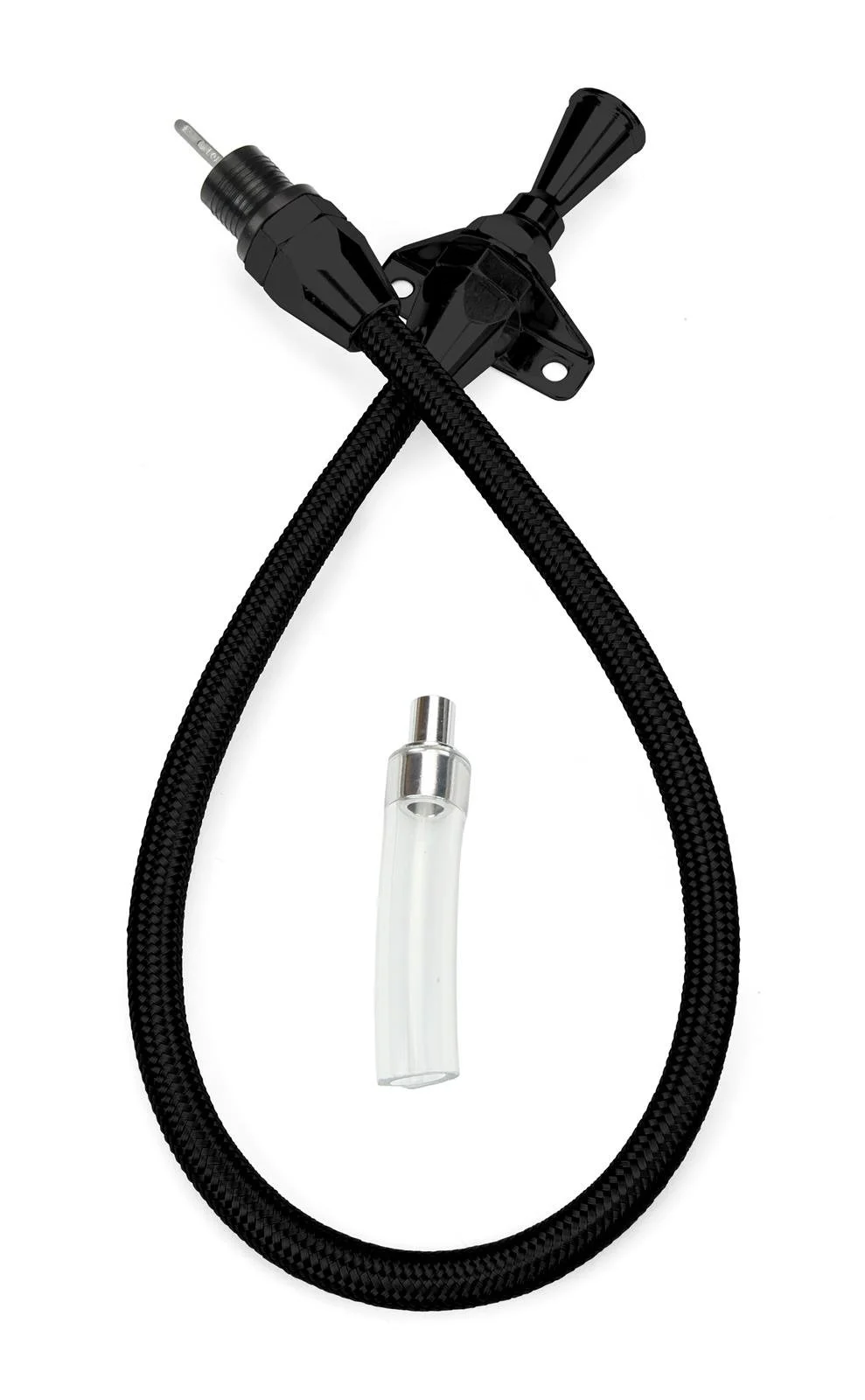 Lokar Midnight Series Flexible Braided Stainless Transmission Dipstick 4L60  GM TRANSMISSIONS