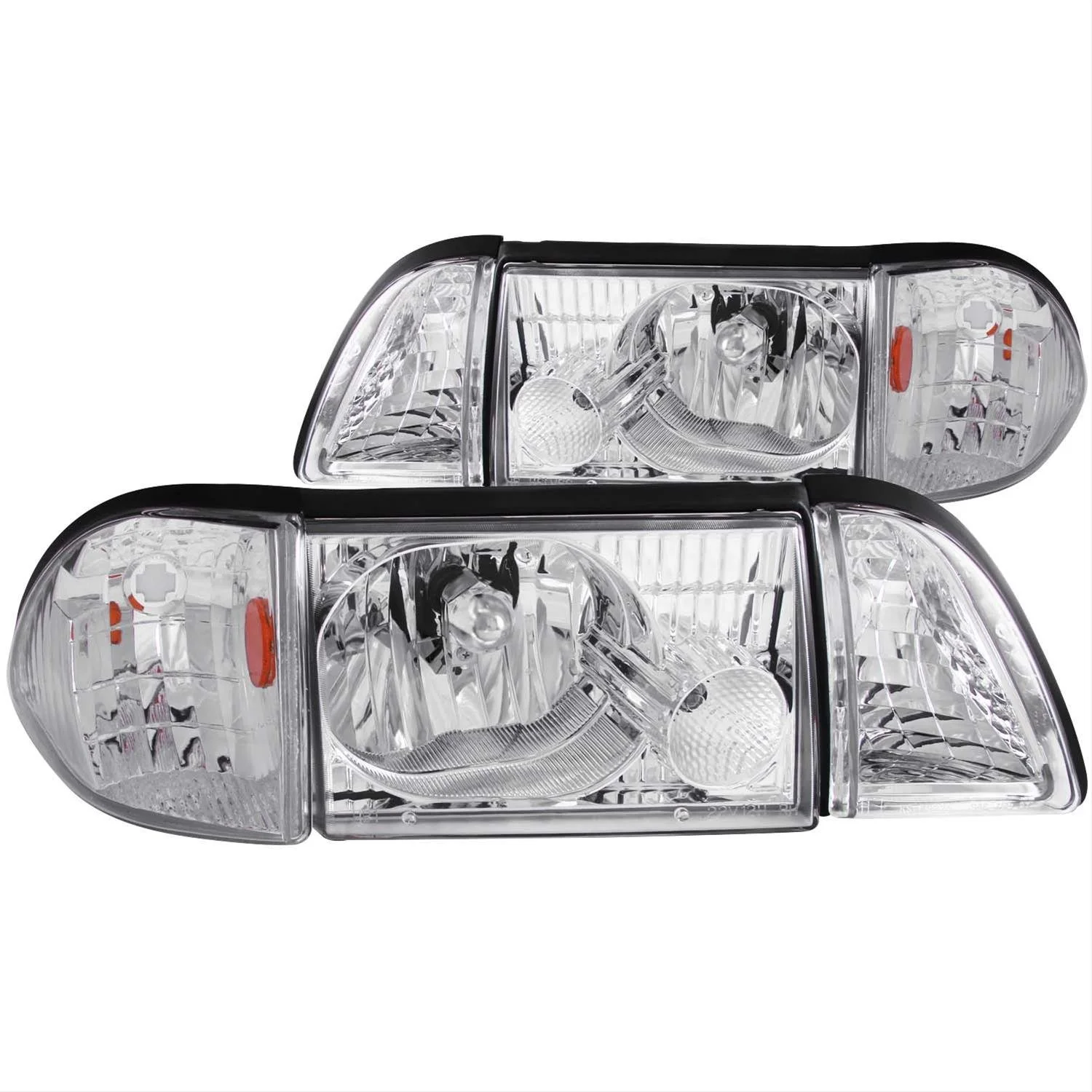 Anzo CLEAR Headlights for 1987-1993 MUSTANG